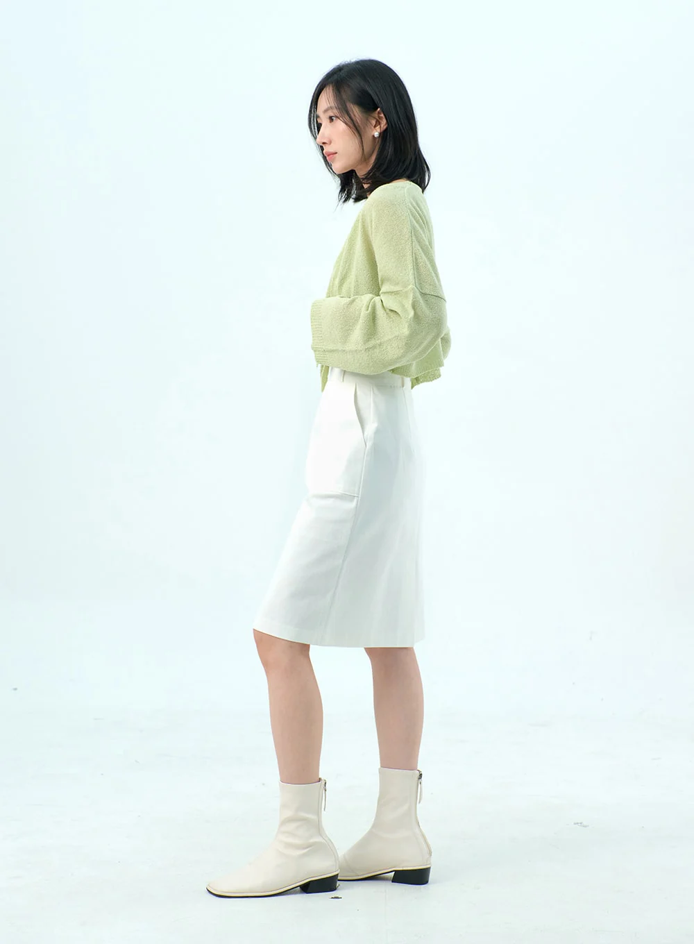 Mesh Top And Cardigan Set OY317 - Image 3