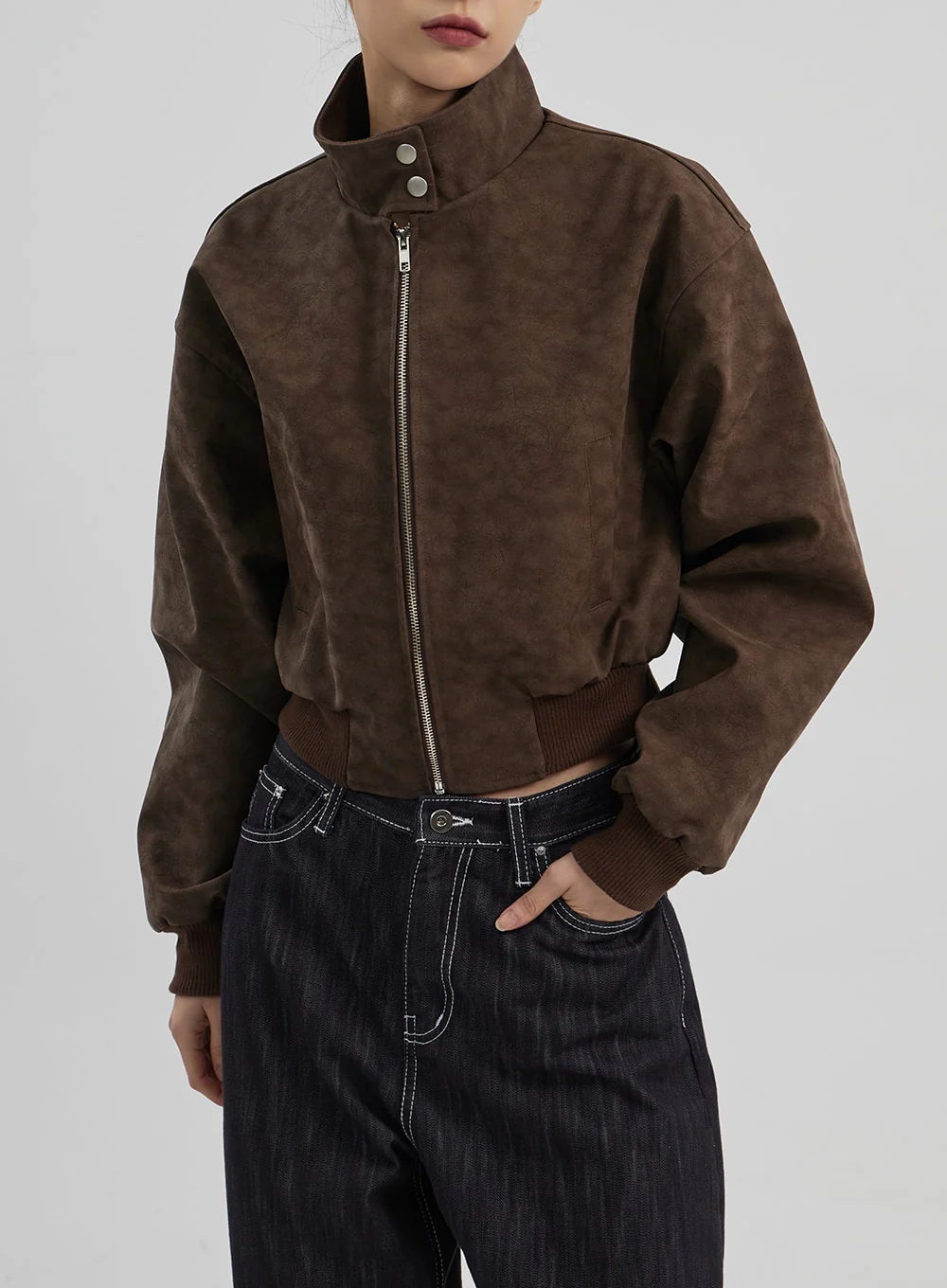 Mid-Rise Baggy Jeans CF307 - Image 11
