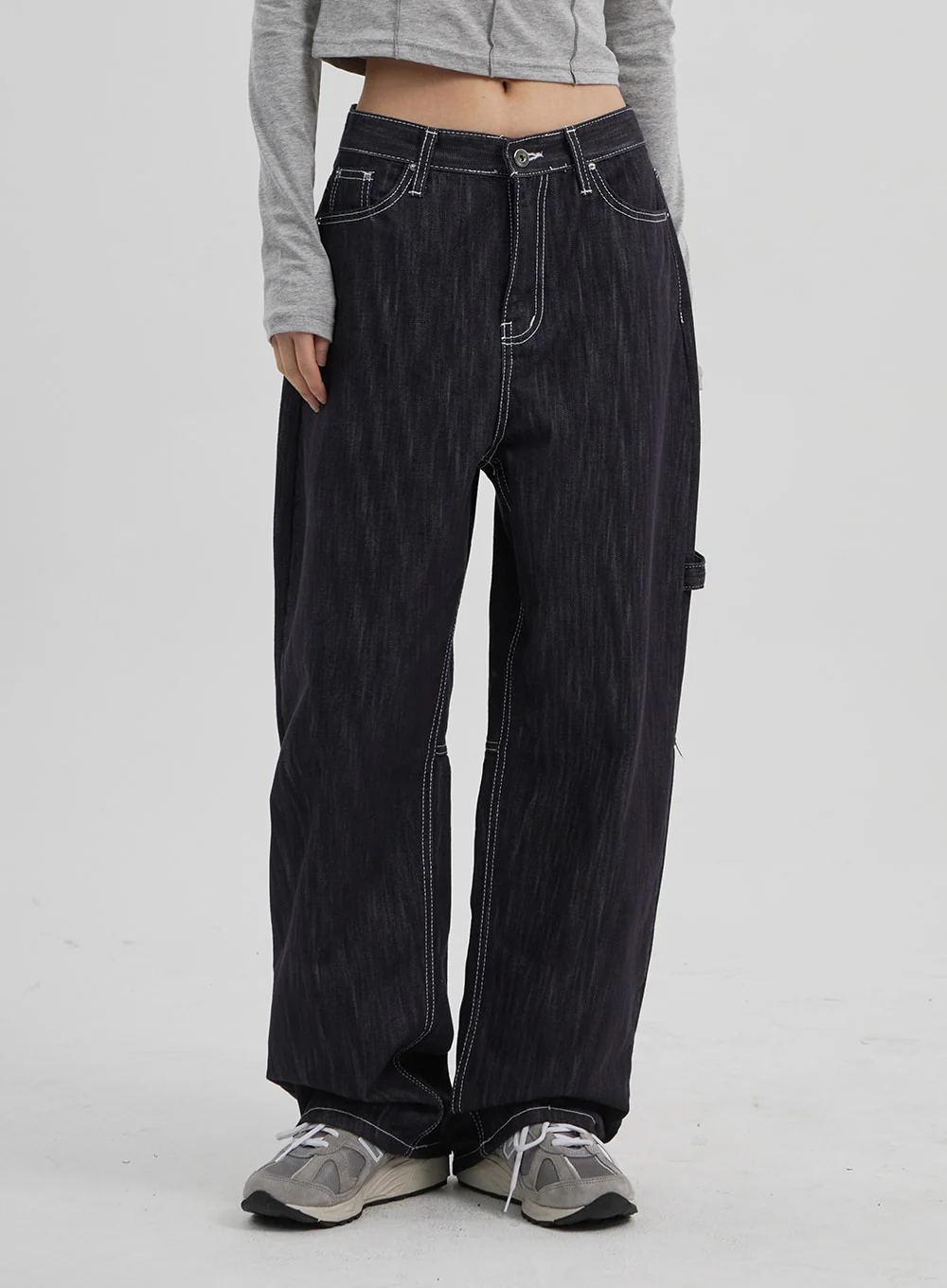 Mid-Rise Baggy Jeans CF307 - Image 2