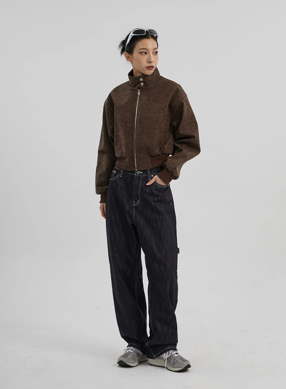 Mid-Rise Baggy Jeans CF307 - Image 3