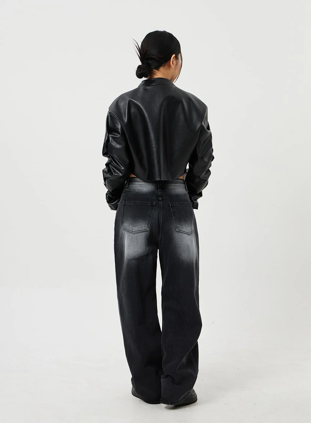 Mid-Rise Baggy Jeans CF328 - Image 12
