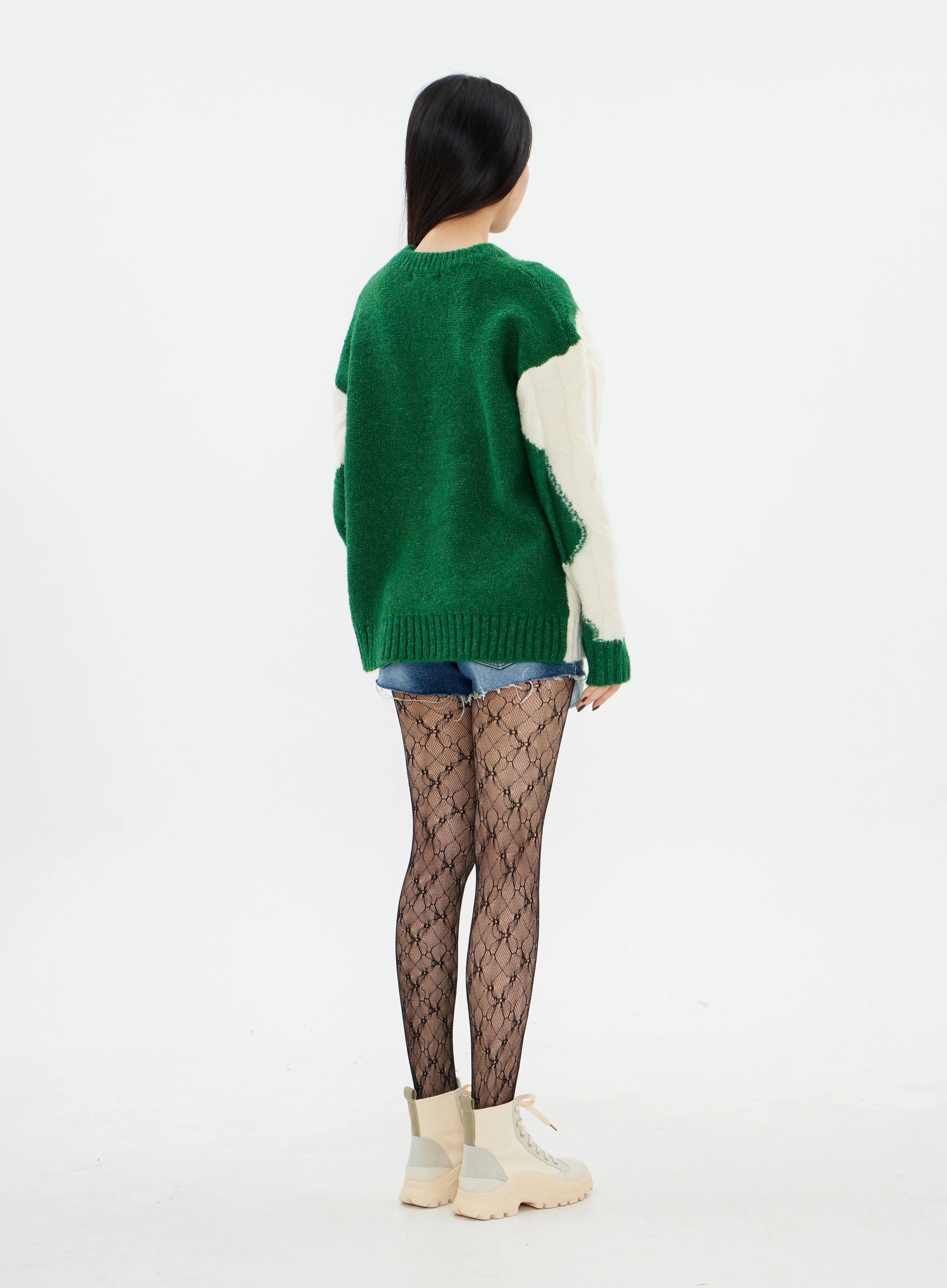 Mid Rise Distressed Mini Shorts K2302 - Image 4