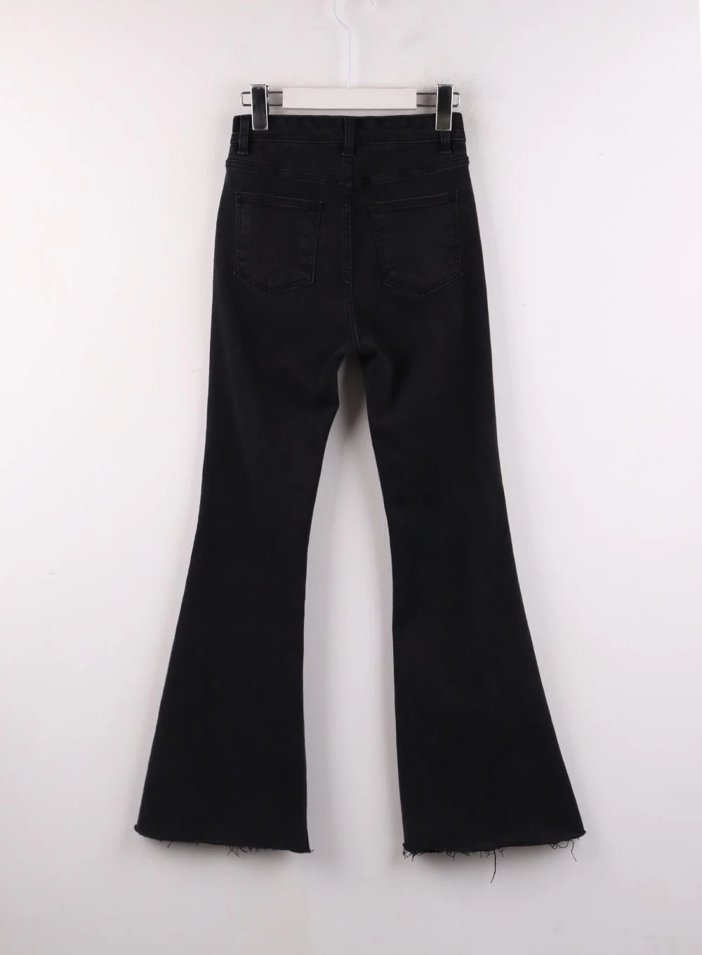 Mid Waist Button Flared Jeans IF402 - Image 10