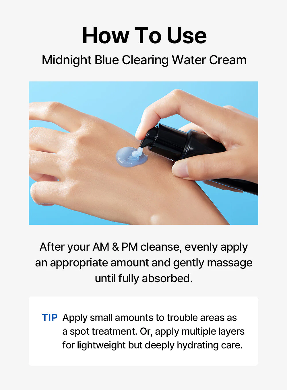 Midnight Blue Clearing Water Cream (20g) - Image 18