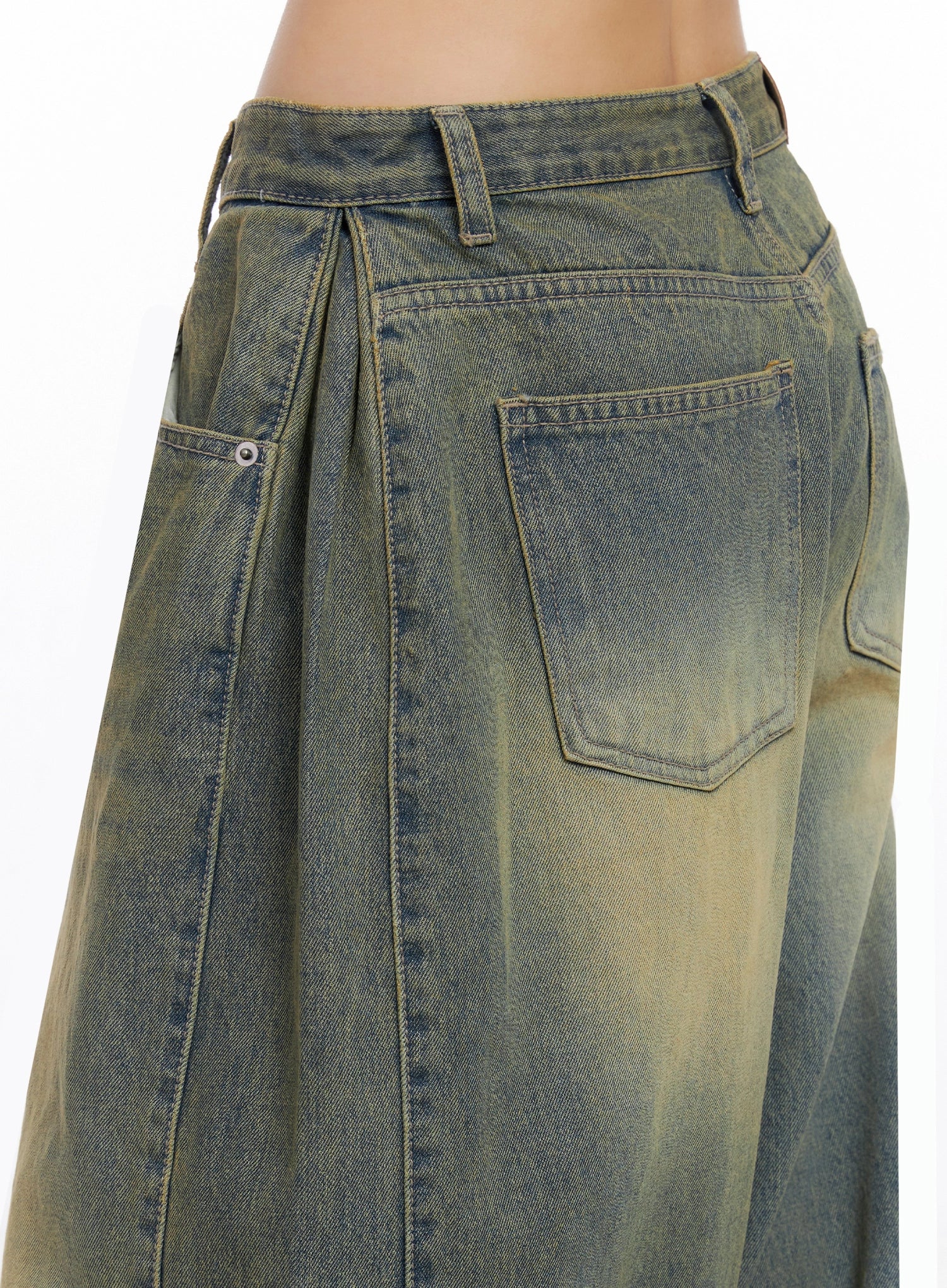 Milana Vintage Washed Baggy Jeans IS525 - Image 11