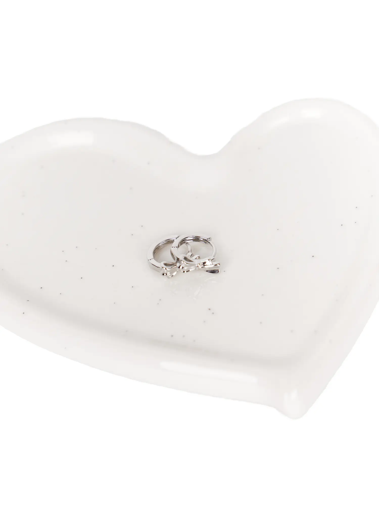 Mini Bow Hoop Earrings CA517 - Image 7
