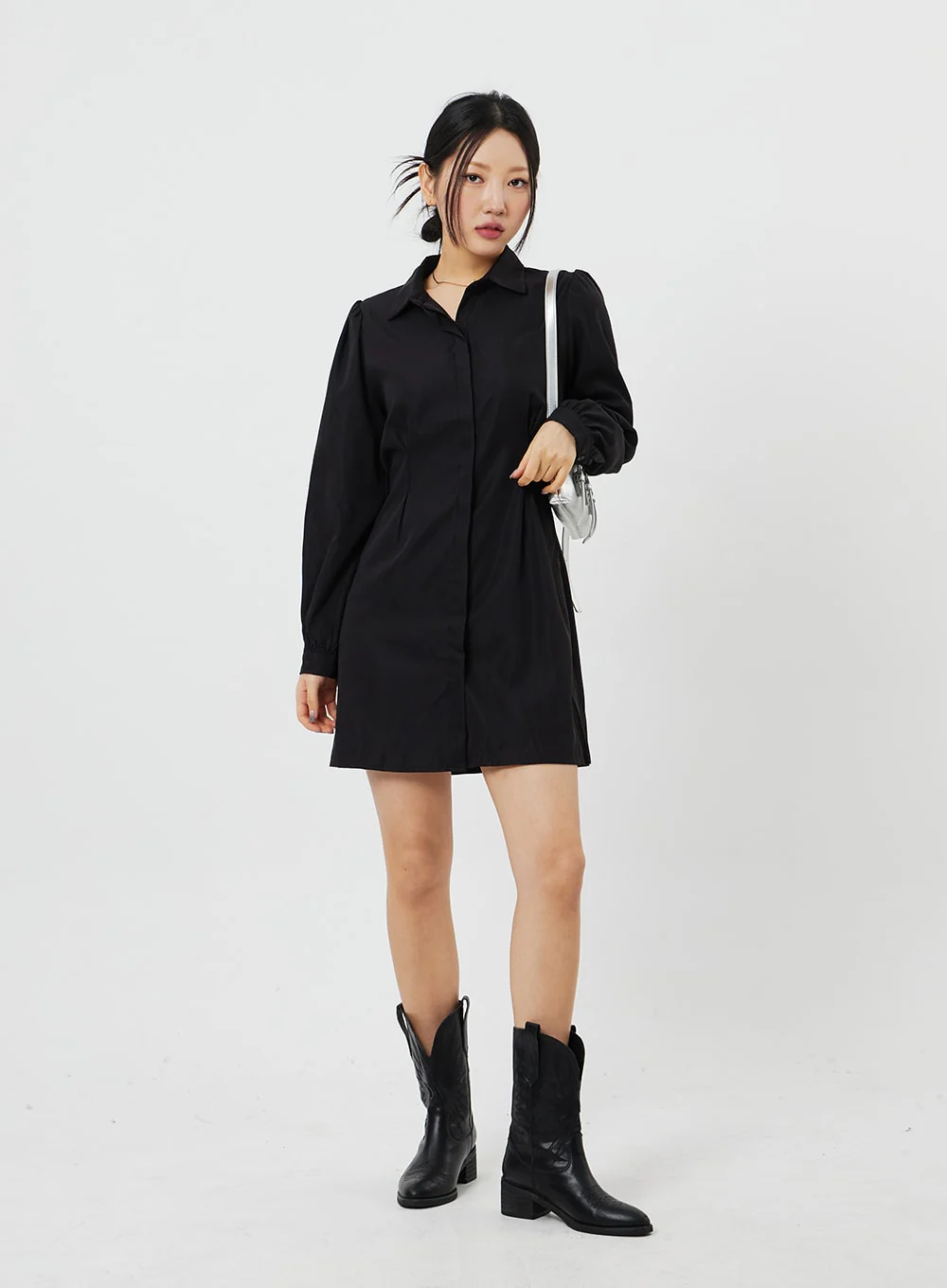 Mini Shirt Dress CF316 - Image 13