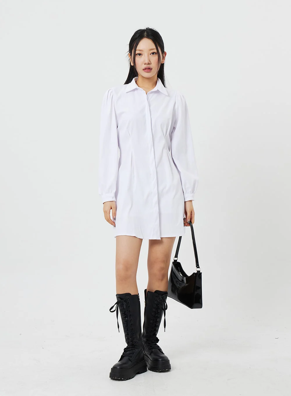 Mini Shirt Dress CF316 - Image 7