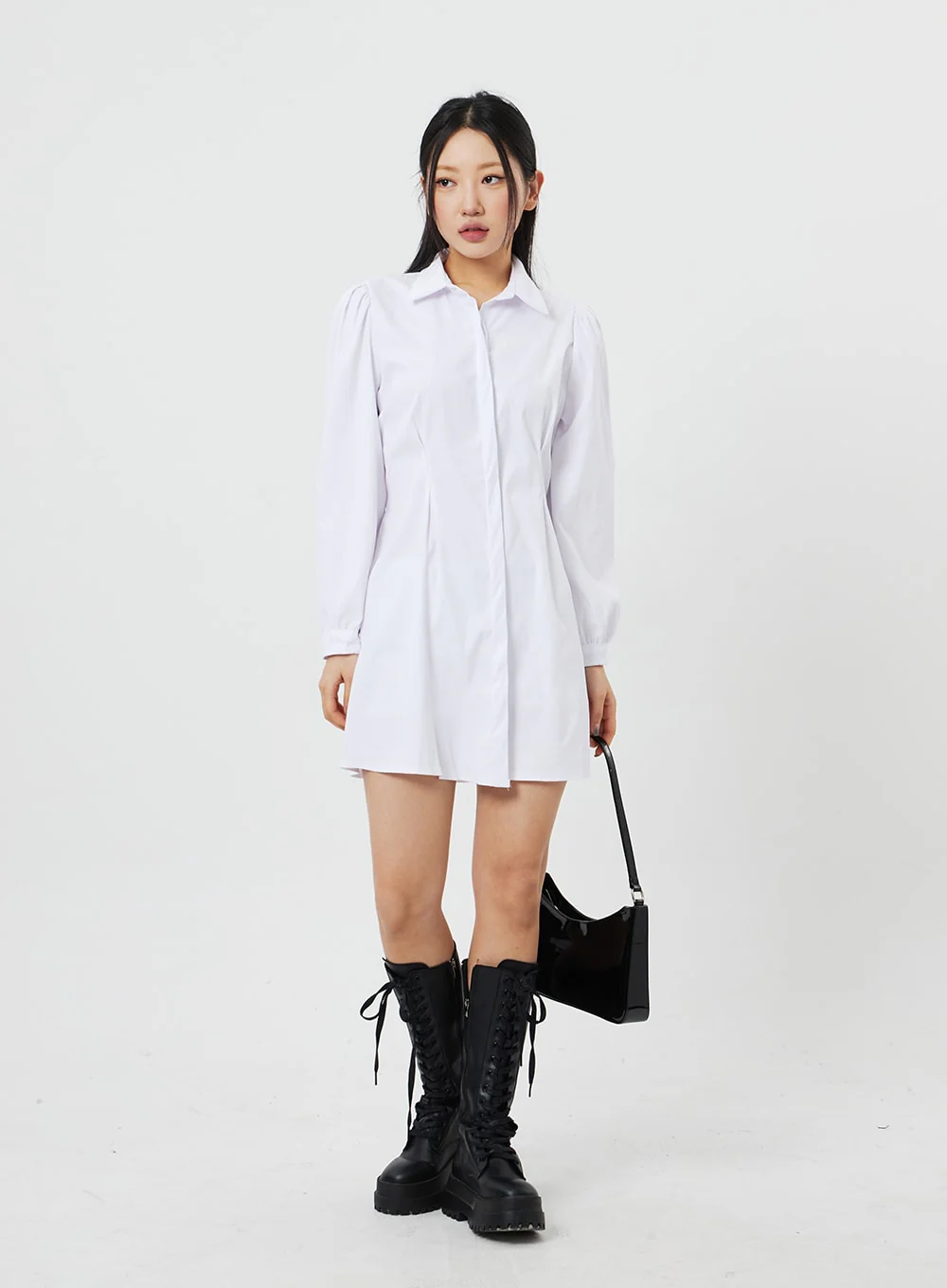 Mini Shirt Dress CF316 - Image 8