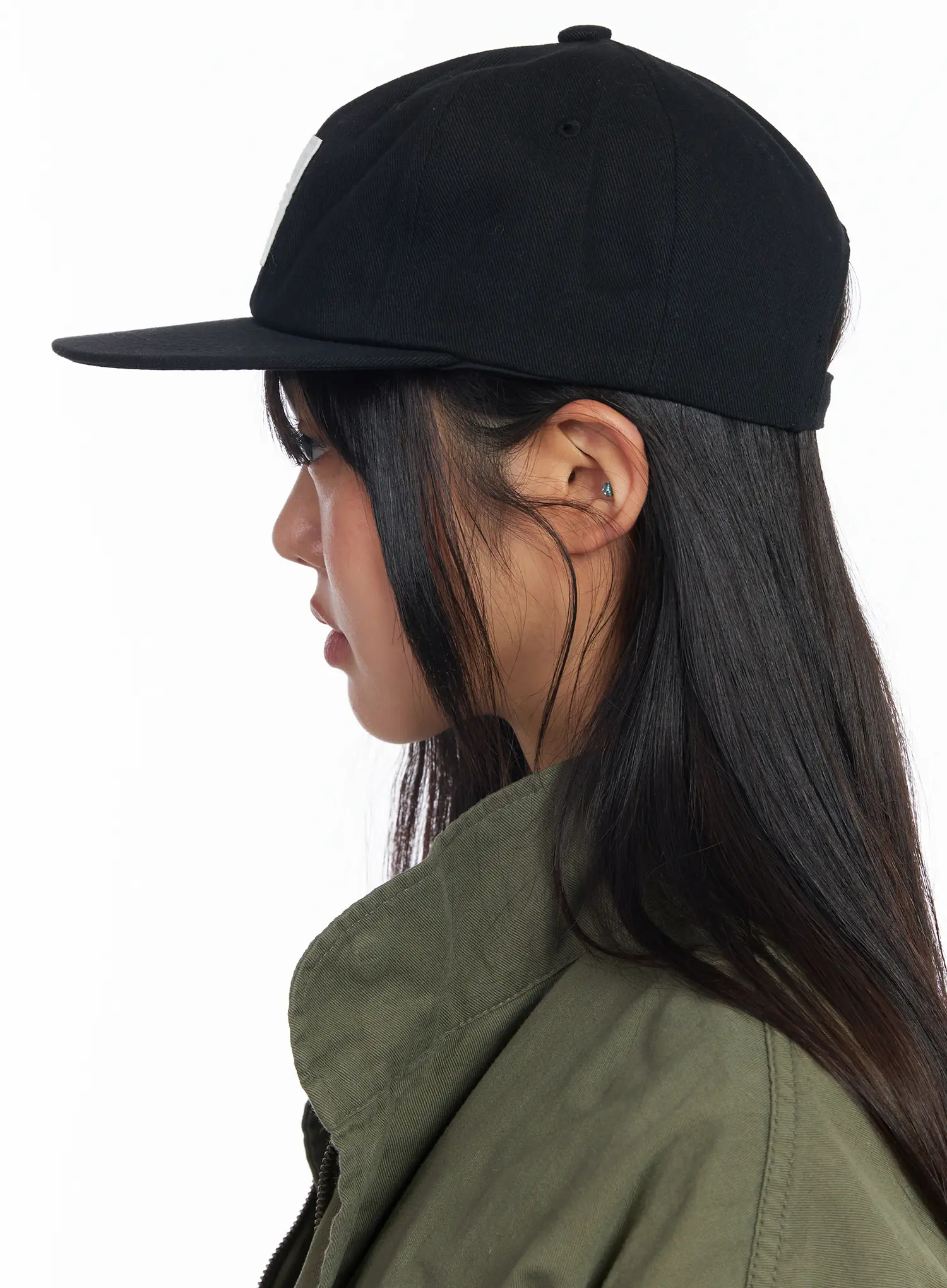 Minimalist H Logo Baseball Cap CF506 - Image 4