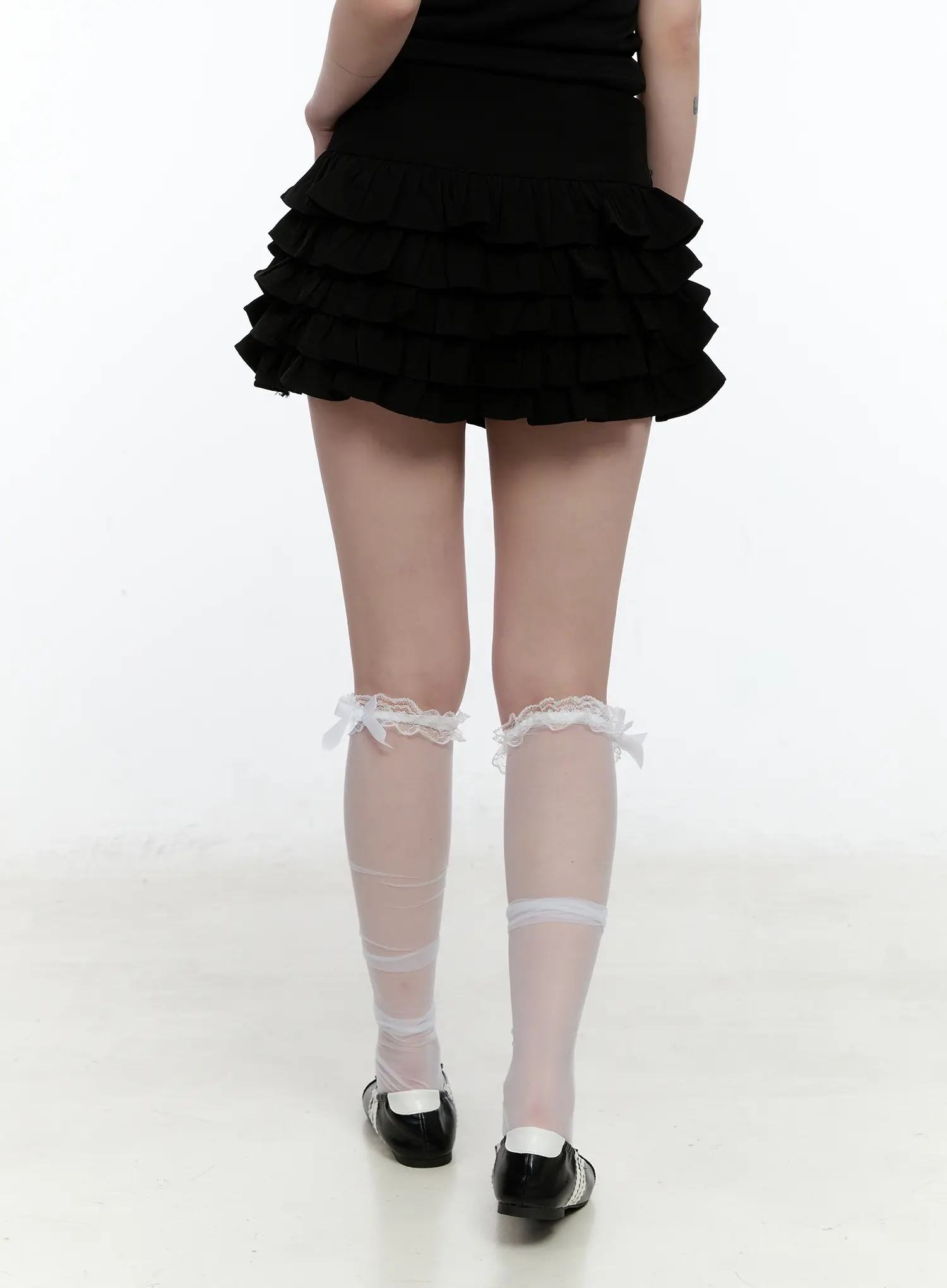 Multi-Layered Ruffle Mini Skirt CN517 - Image 7