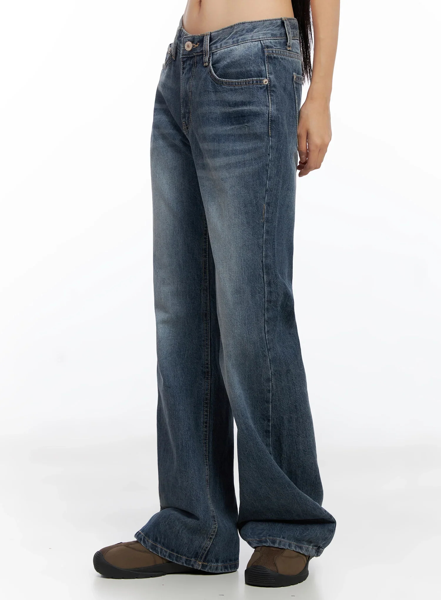 Myra Washed Bootcut Jeans IO516 - Image 6