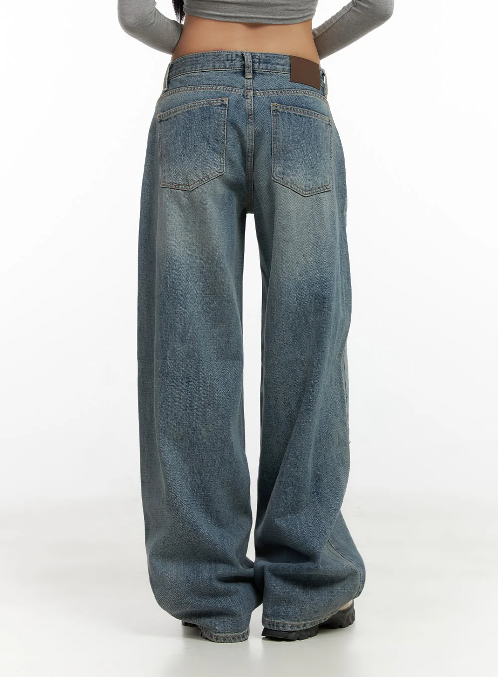 Nadia Washed Low-Waist Baggy Jeans CO424 - Image 5