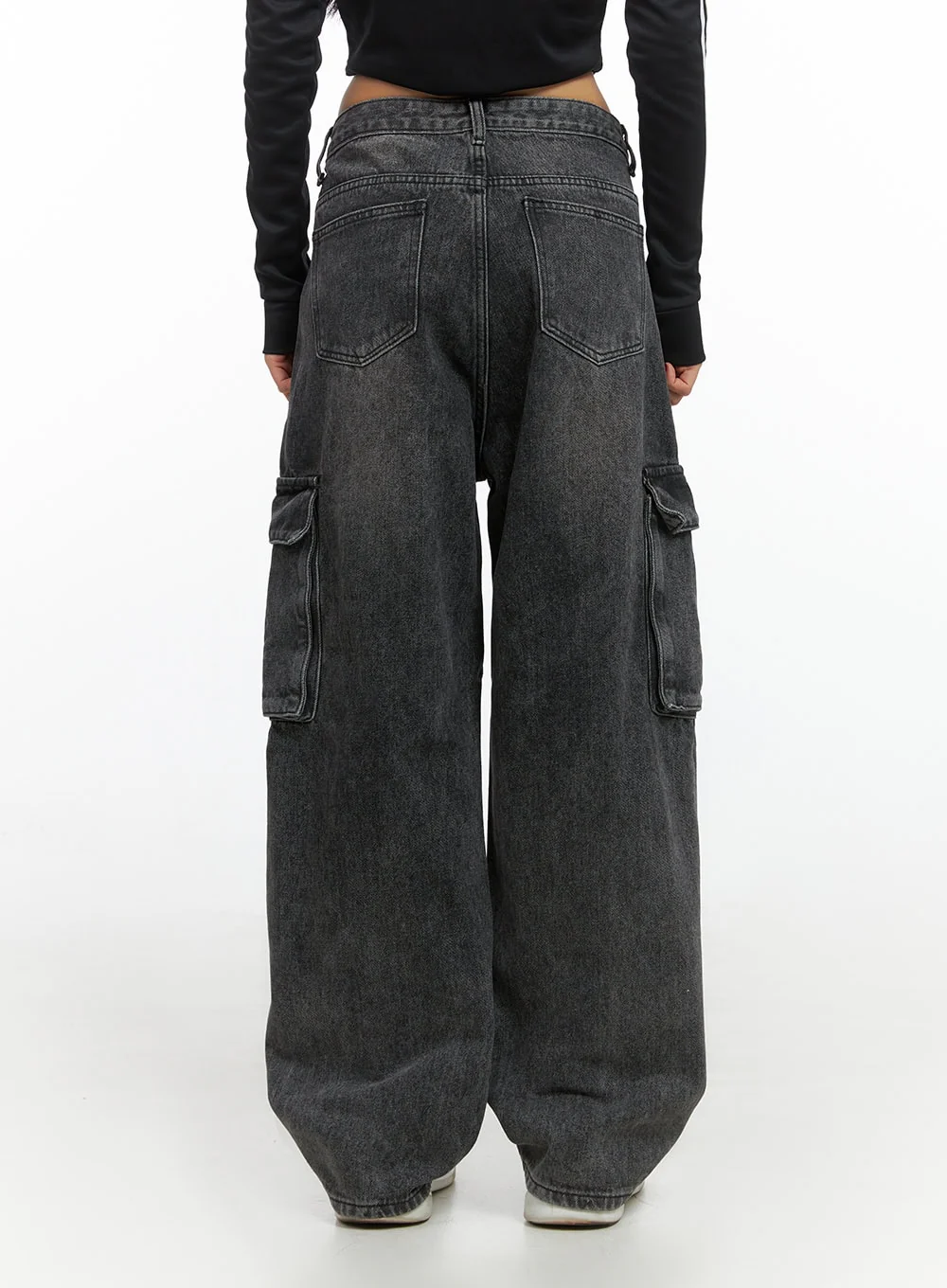 Neve Washed Cargo Denim Jeans IS427 - Image 10