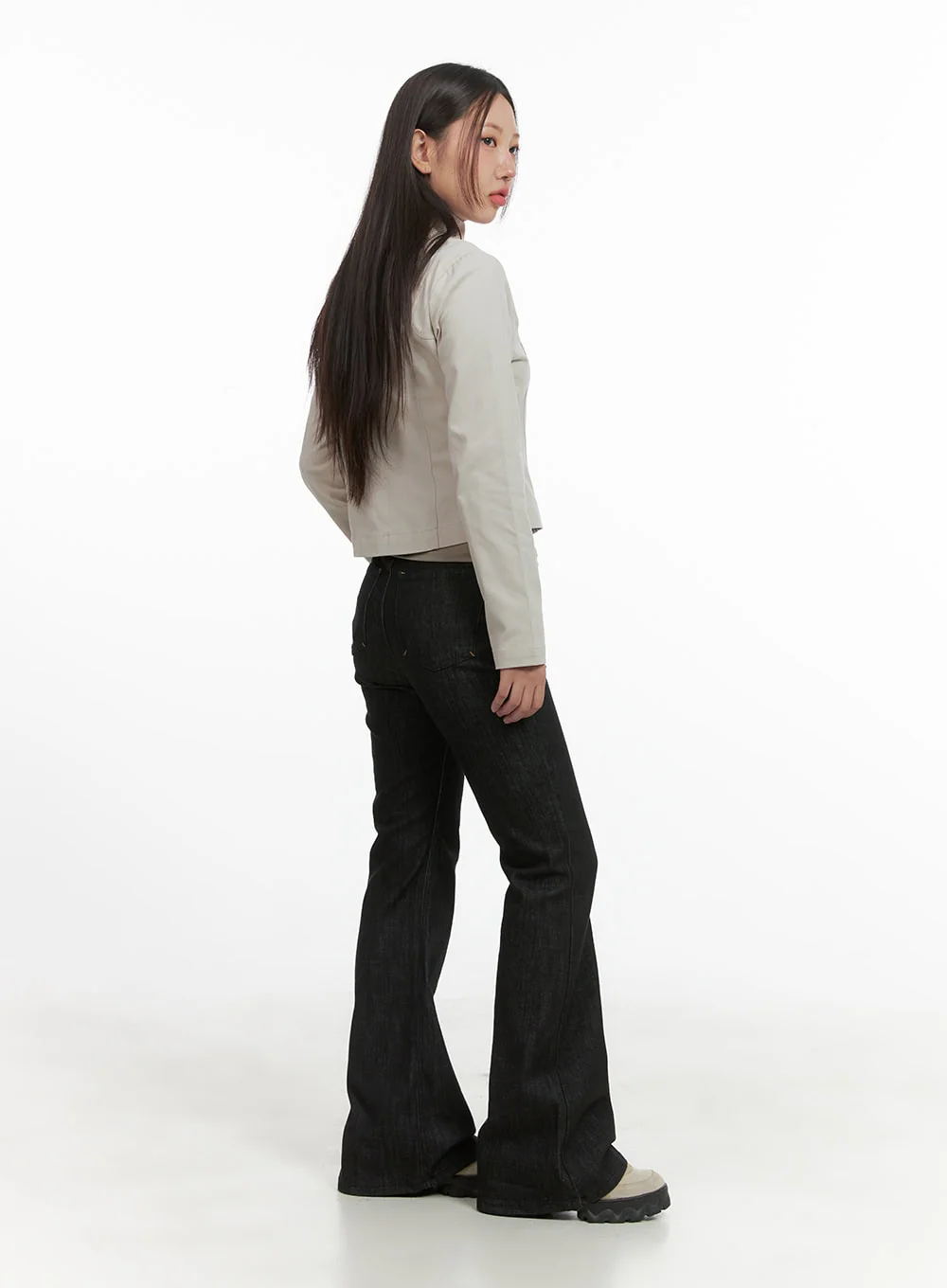 Noah Slim Bootcut Raw Denim Jeans CO404 - Image 3