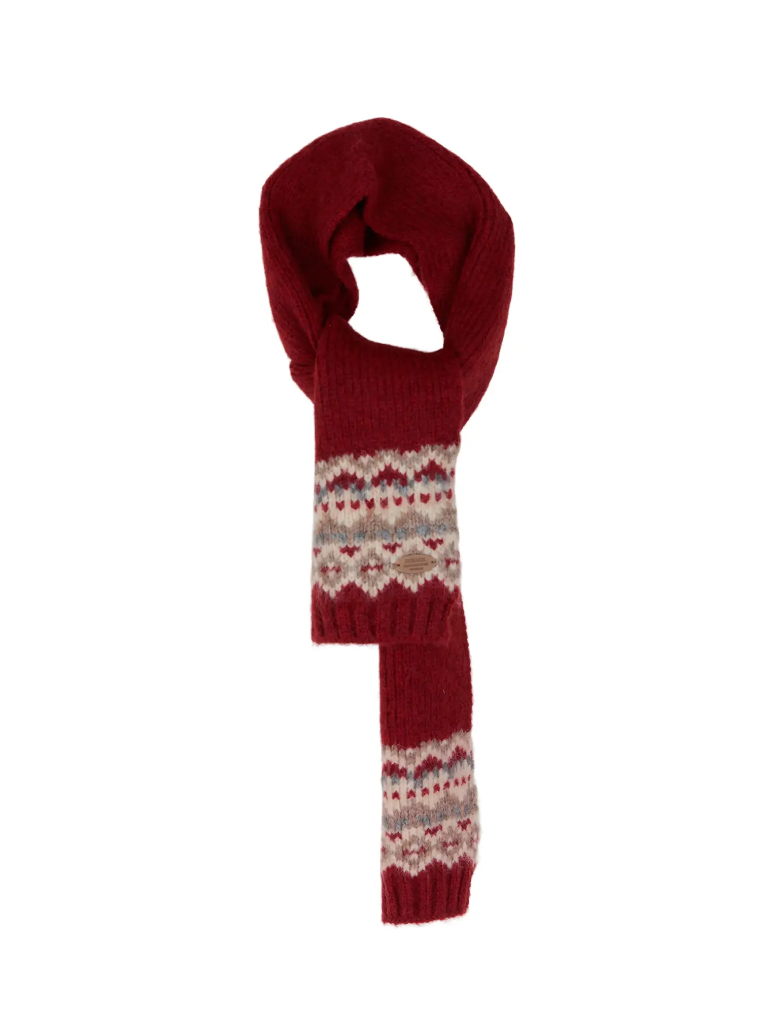 Nordic Pattern Knit Scarf ID511 - Image 8