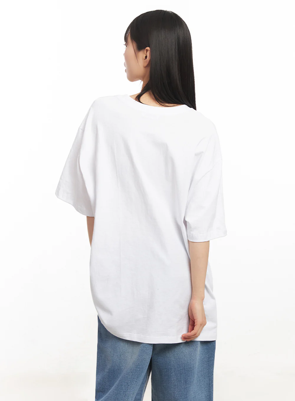NY Graphic Oversize T-Shirt IY502 - Image 9