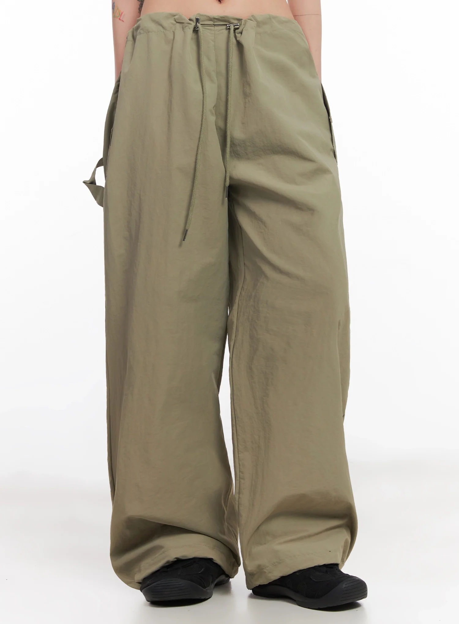 Nylon Cargo Relaxed-Fit Pants IC503 - Image 7