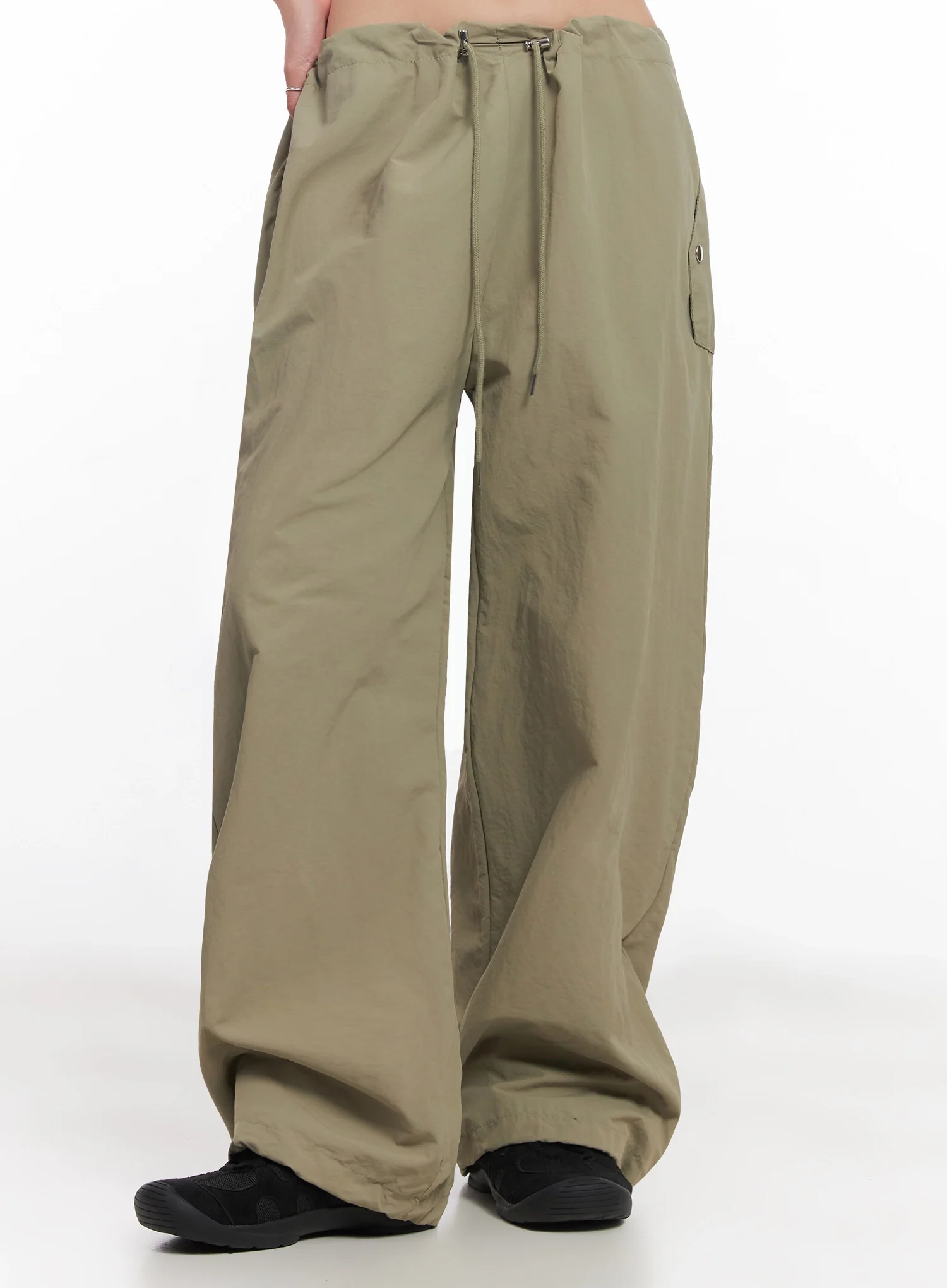 Nylon Cargo Relaxed-Fit Pants IC503 - Image 8