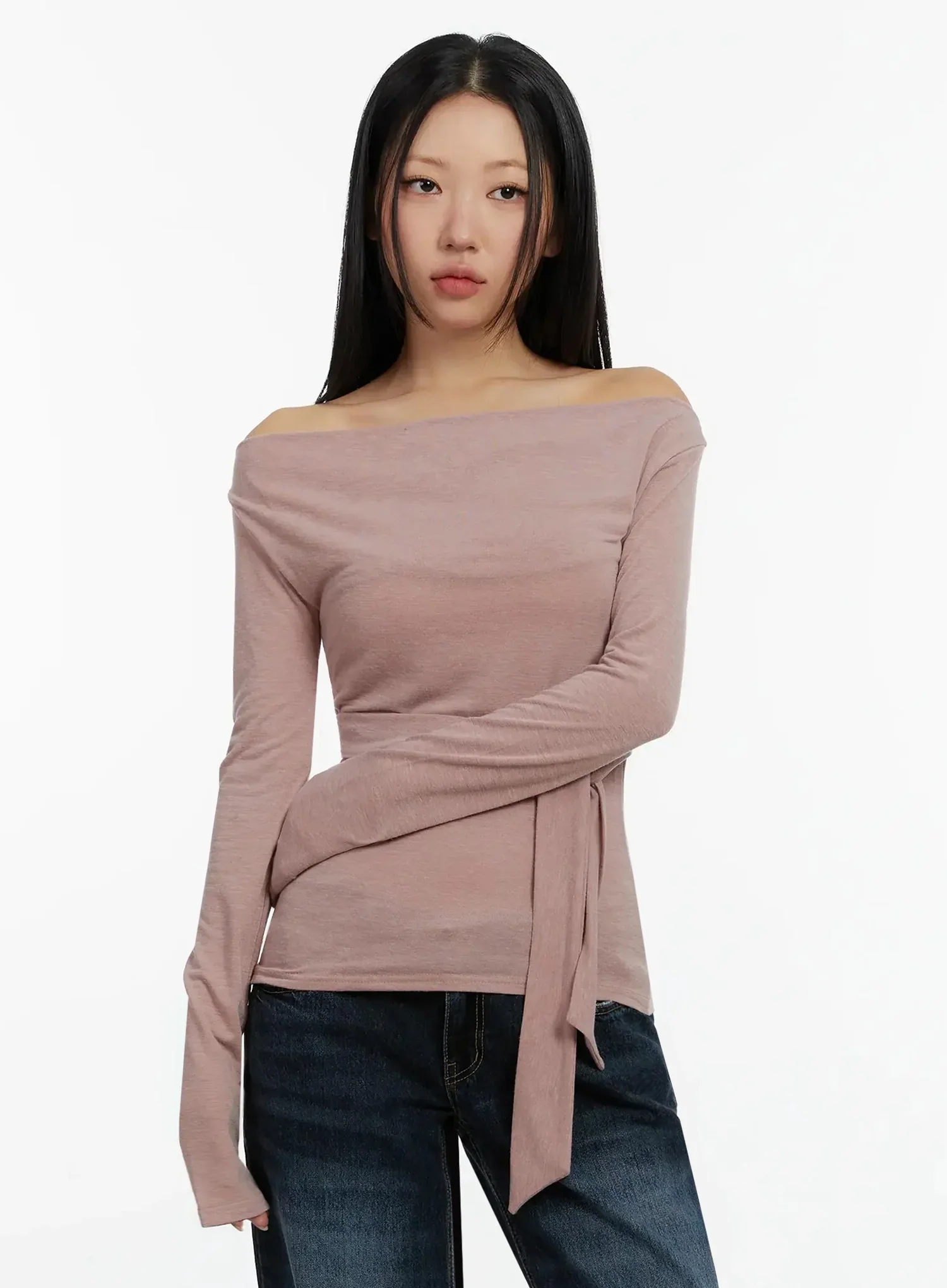 Off-Shoulder Bow Top ID525 - Image 7