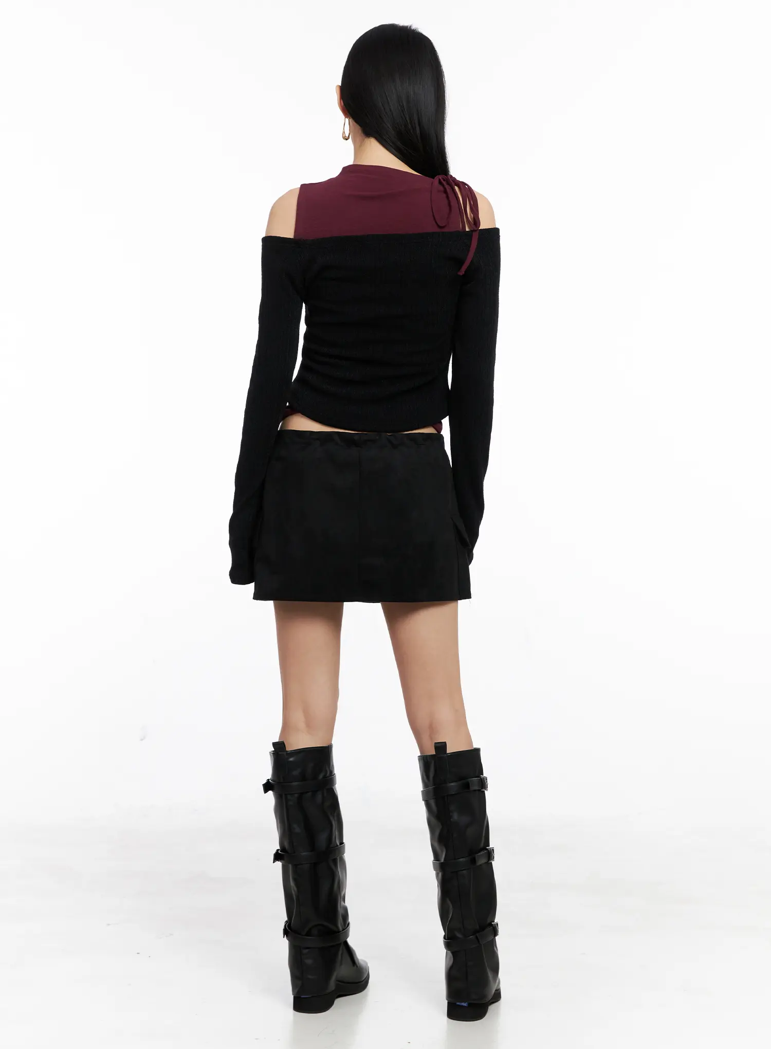 Off-Shoulder Crop Top CC1109 - Image 7