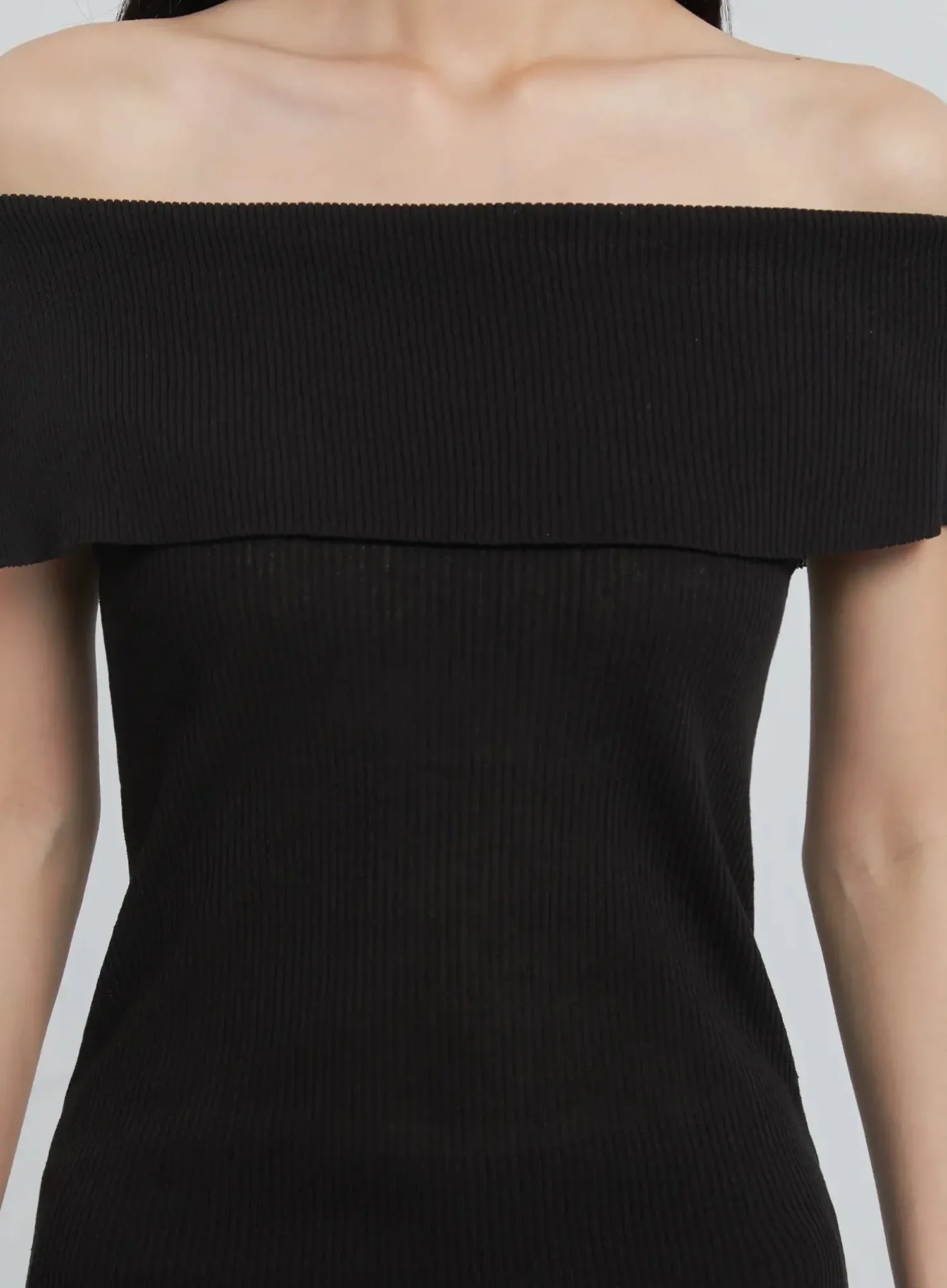 Off-Shoulder Linen Blouse IU512 - Image 10