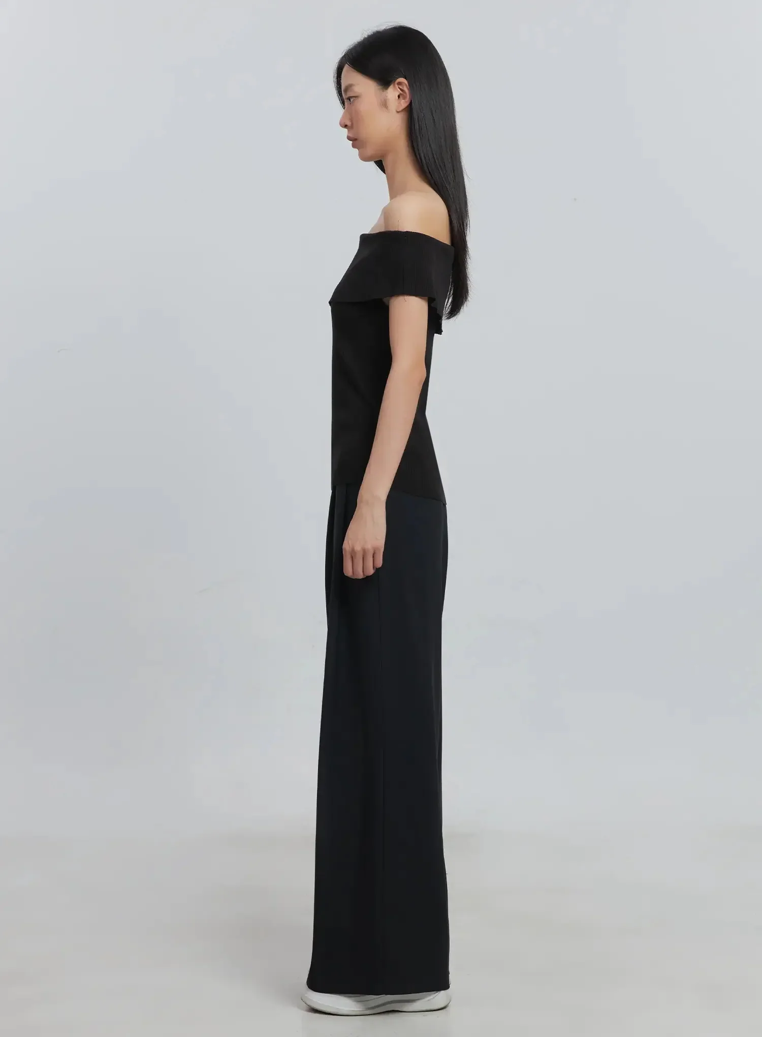 Off-Shoulder Linen Blouse IU512 - Image 14