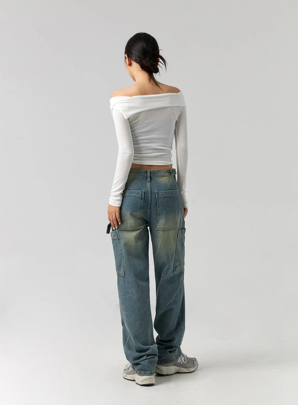 Off-Shoulder Long Sleeve Top CG329 - Image 8