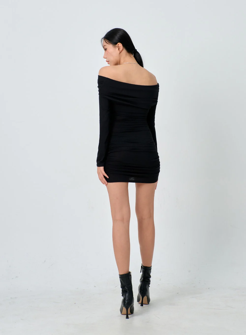Off-Shoulder Mini Dress IJ331 - Image 9