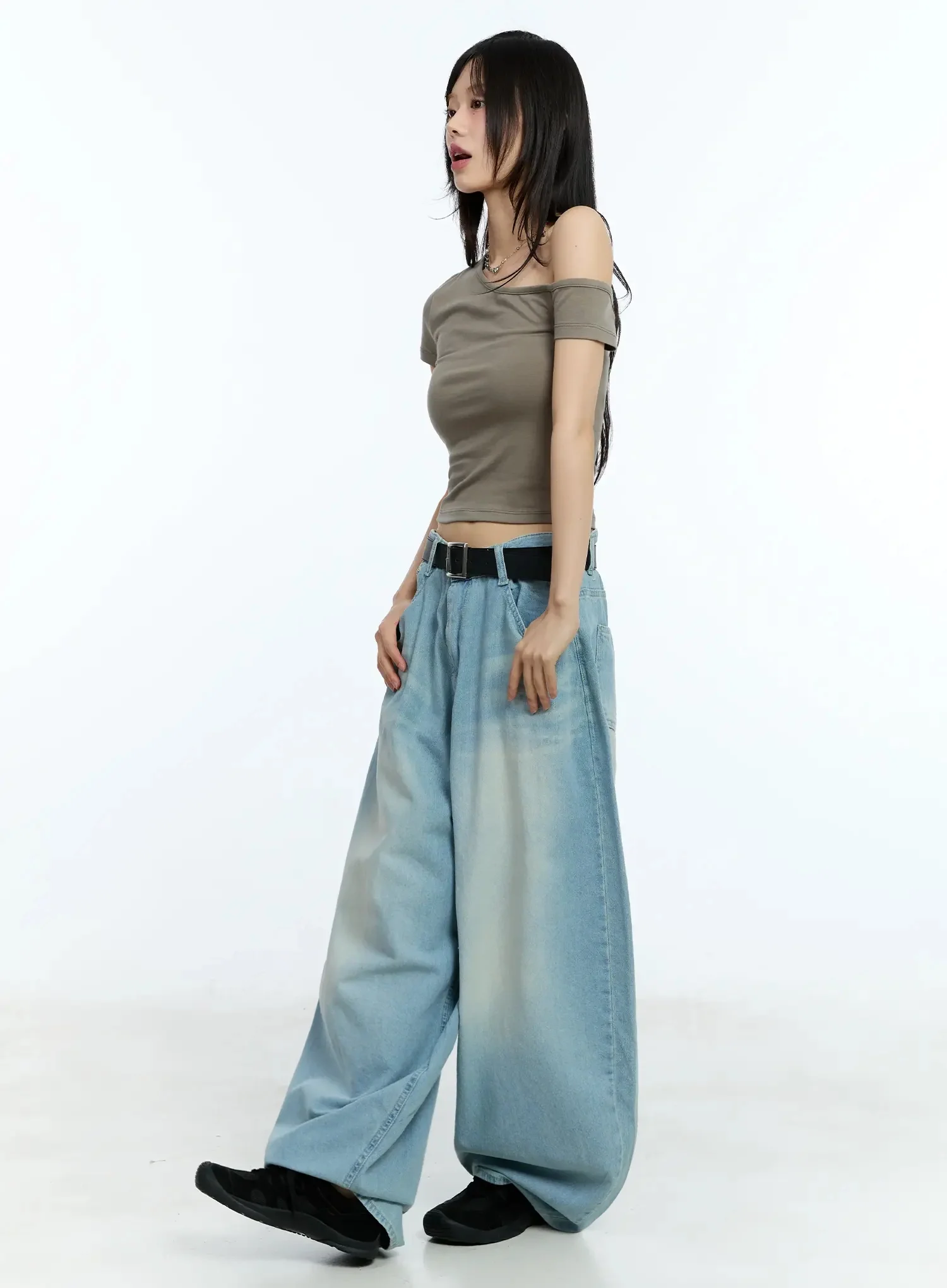 One-Shoulder Crop Top IU524 - Image 12