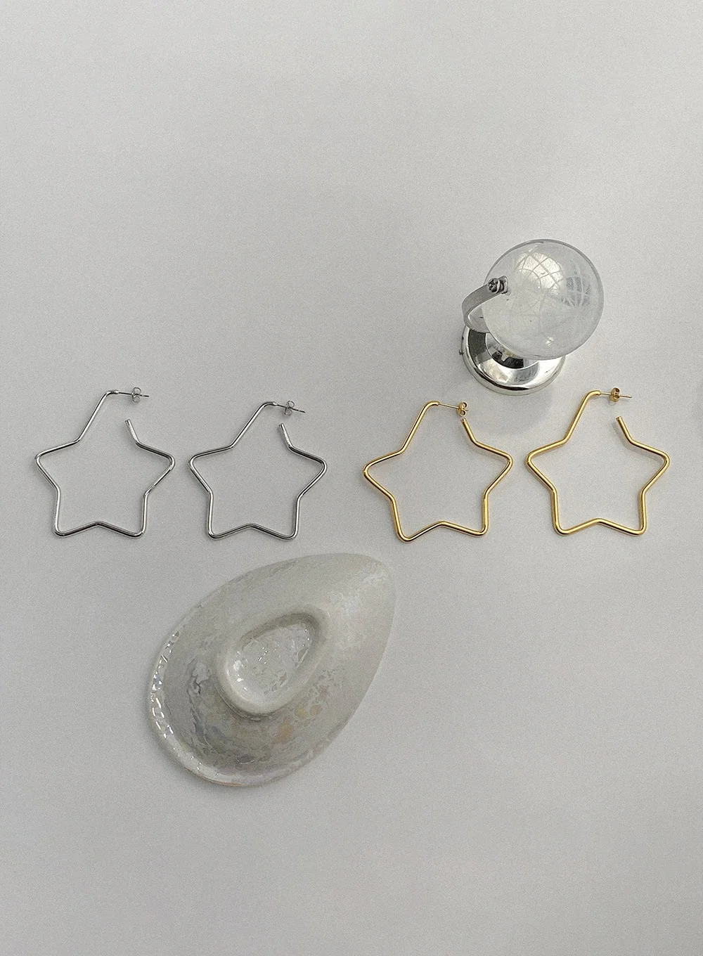 Orbit Big Star Earrings IA517 - Image 3