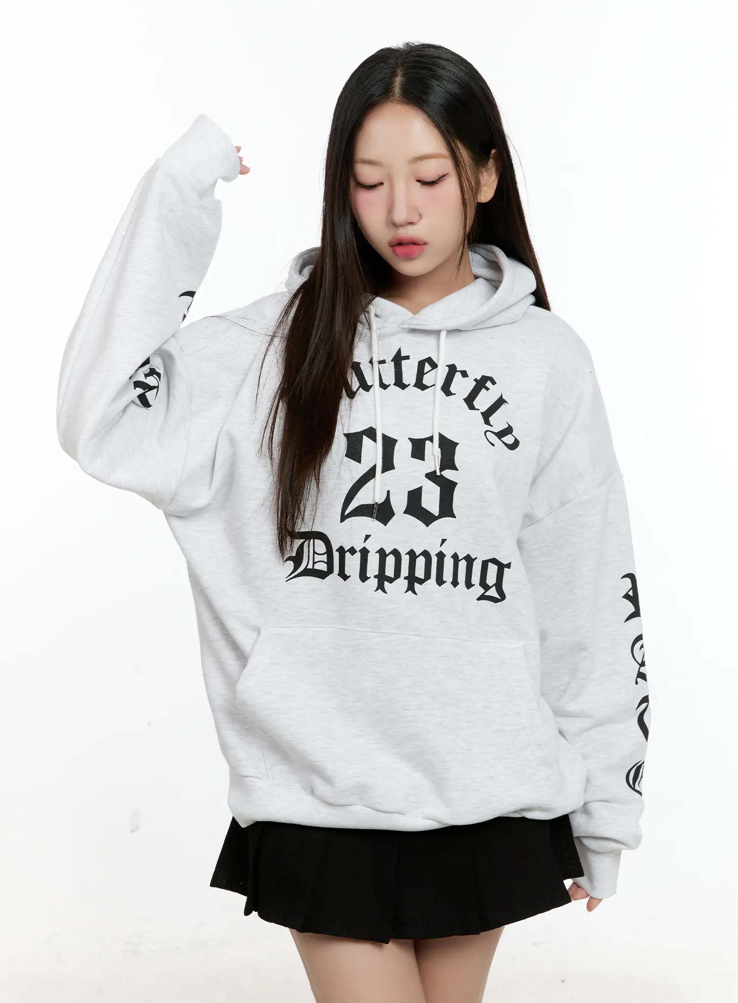 Oversized "Butterfly" Graphic Hoodie CG501 - Image 13