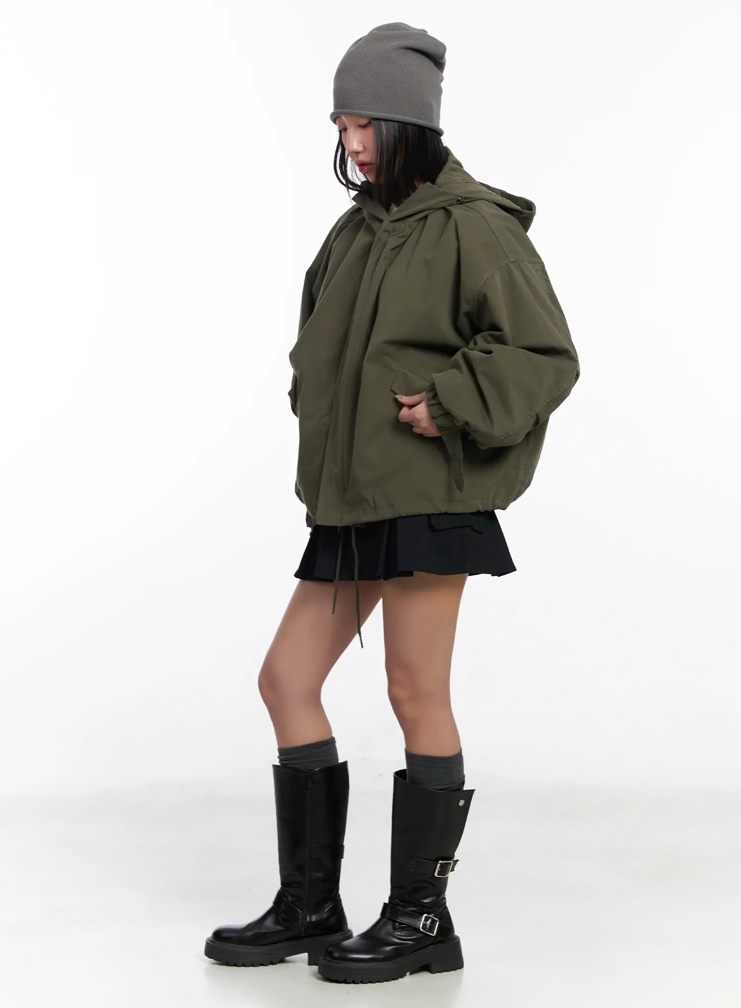 Oversized Field Hoodie Jacket CF503 - Image 3