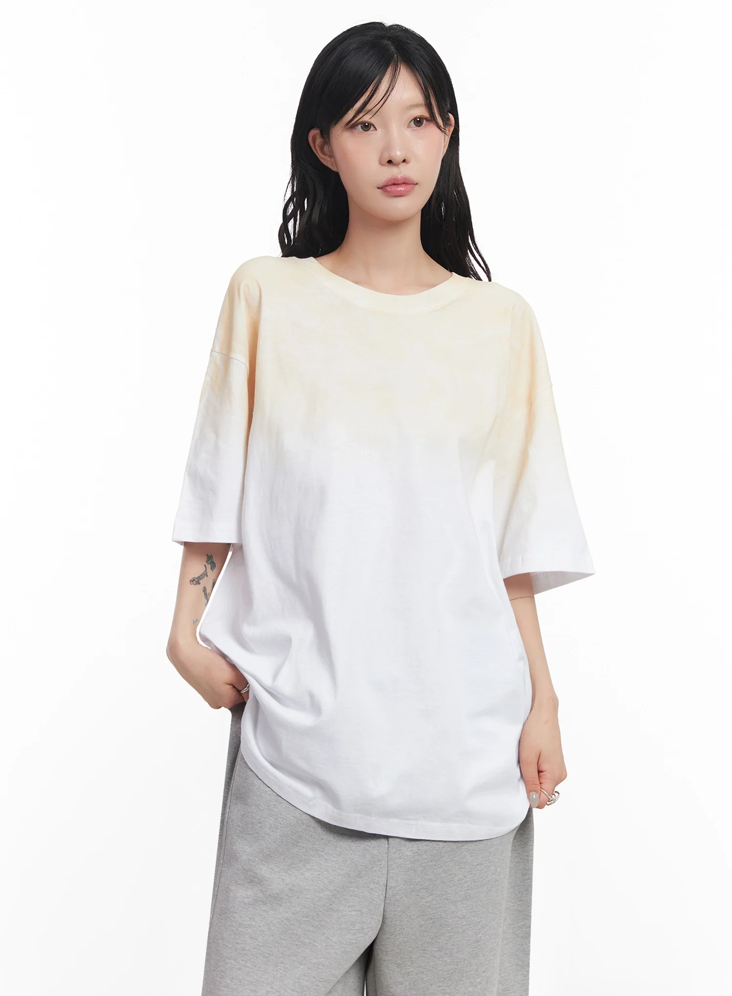 Oversized Gradient Fade T-Shirt IC503 - Image 10