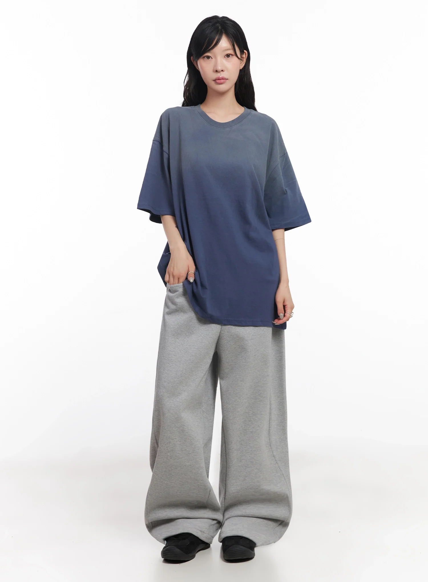Oversized Gradient Fade T-Shirt IC503 - Image 11