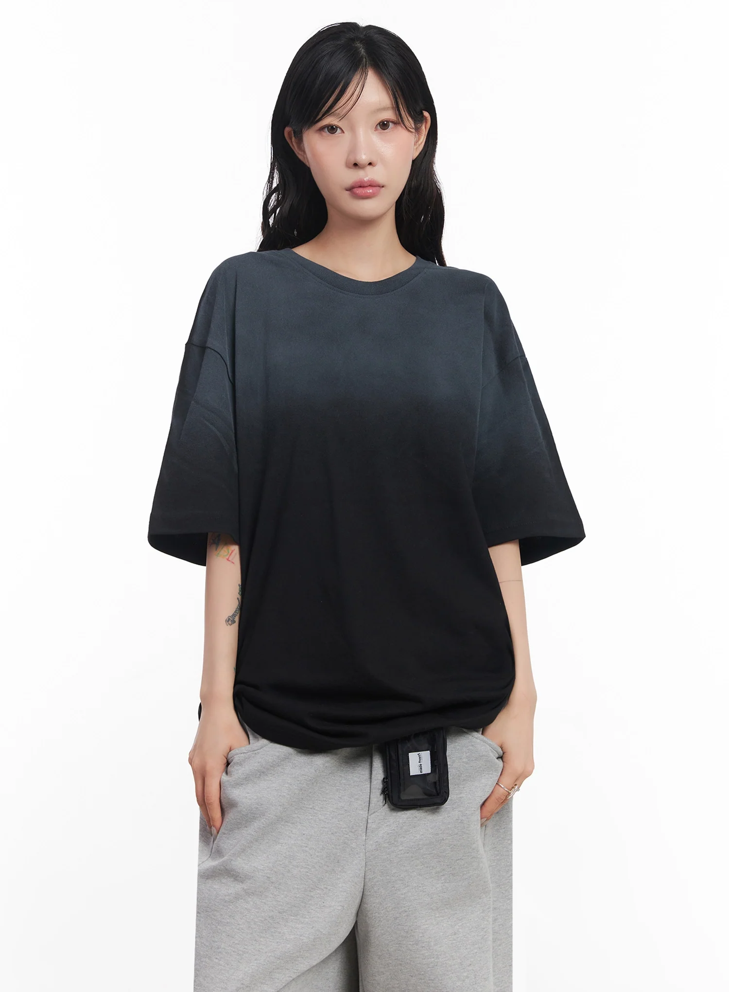 Oversized Gradient Fade T-Shirt IC503 - Image 16
