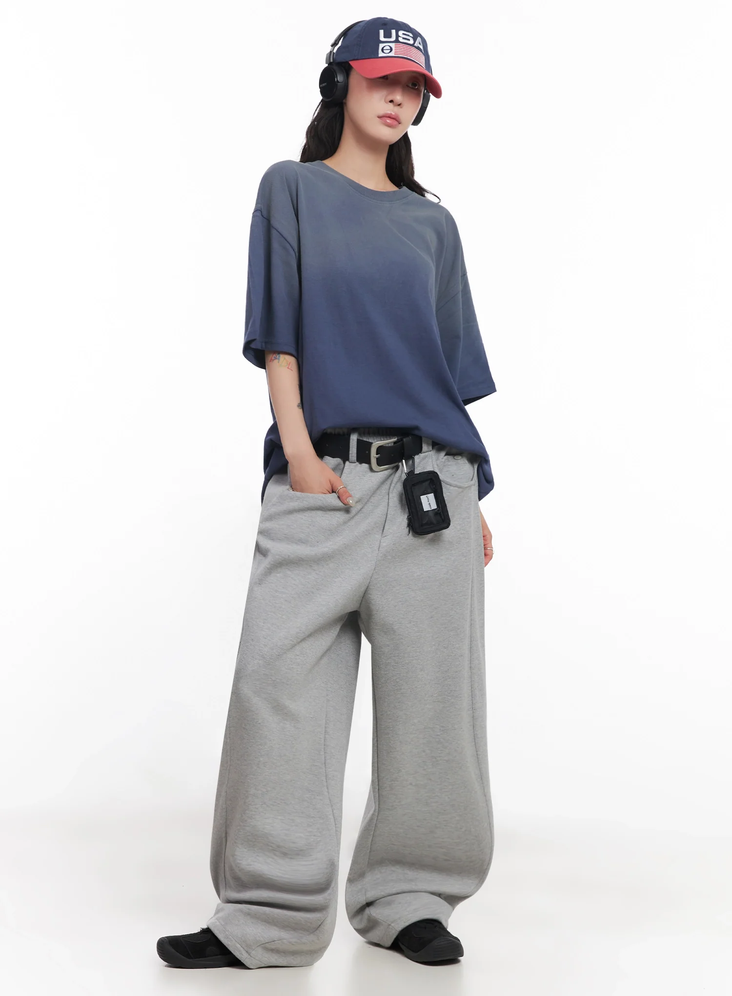 Oversized Gradient Fade T-Shirt IC503 - Image 3