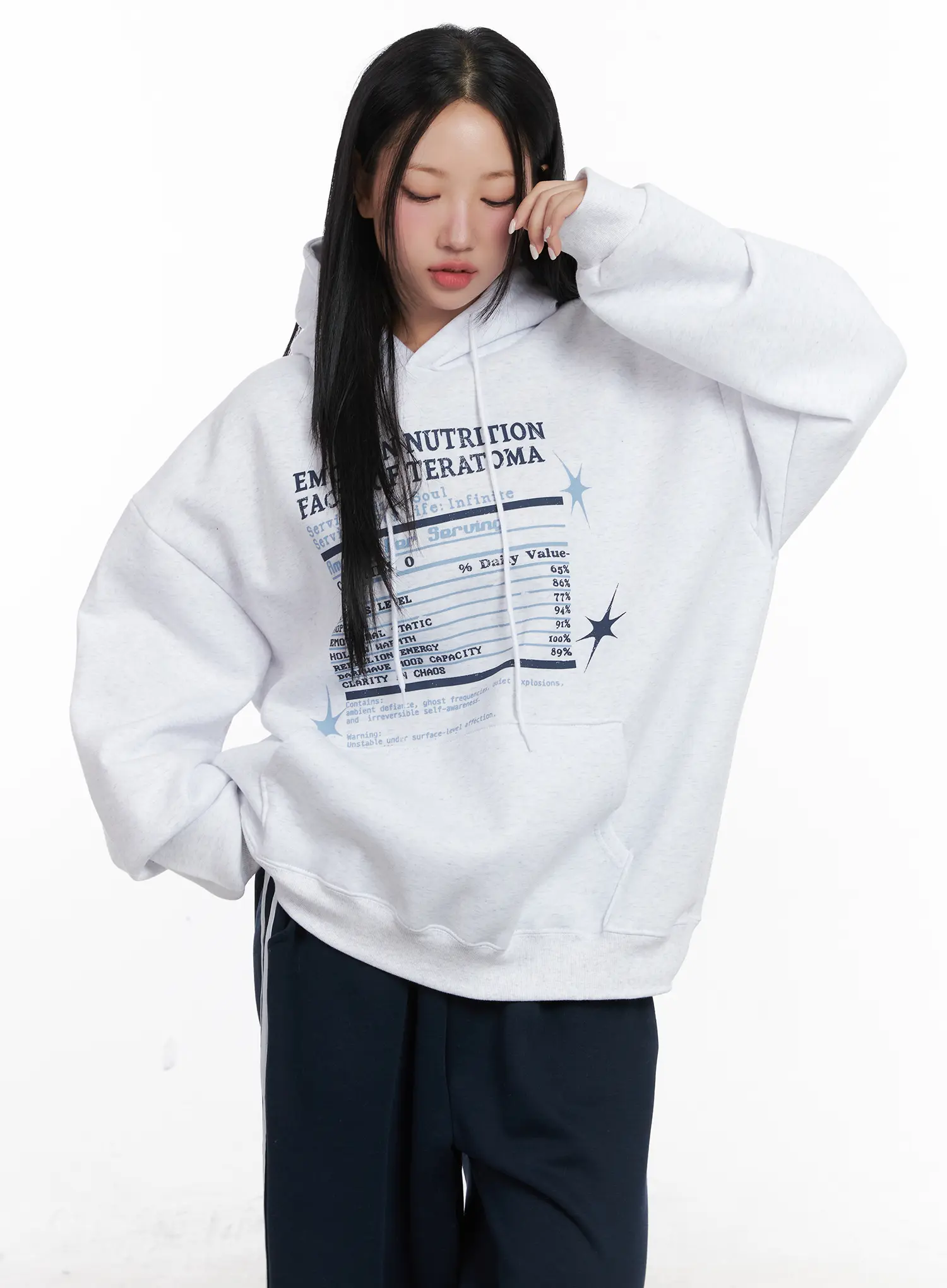 Oversized Graphic Hoodie CN528