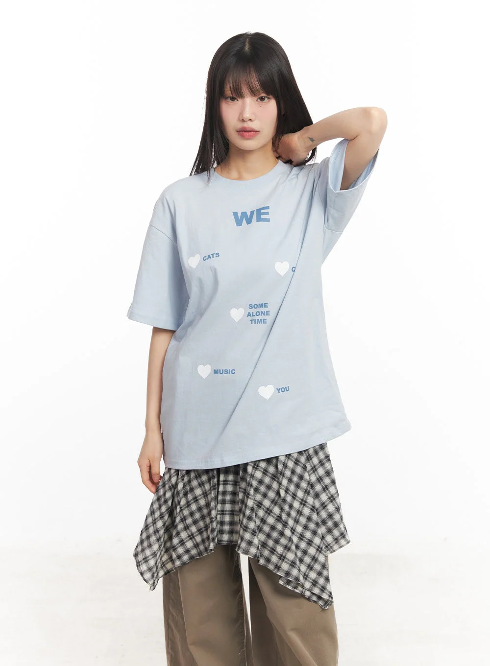 Oversized Graphic T-Shirt CA523 - Image 12