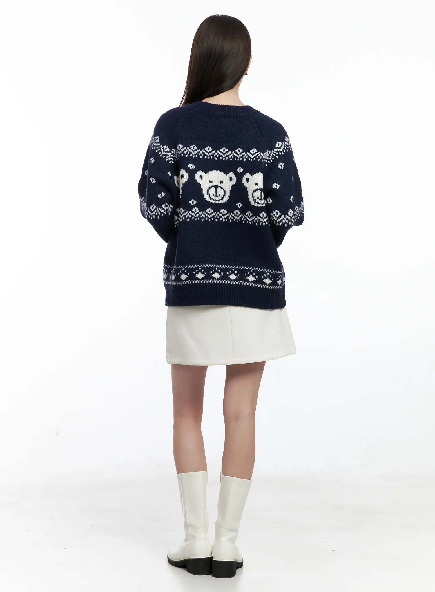 Oversized Knit Sweater CO506 - Image 5