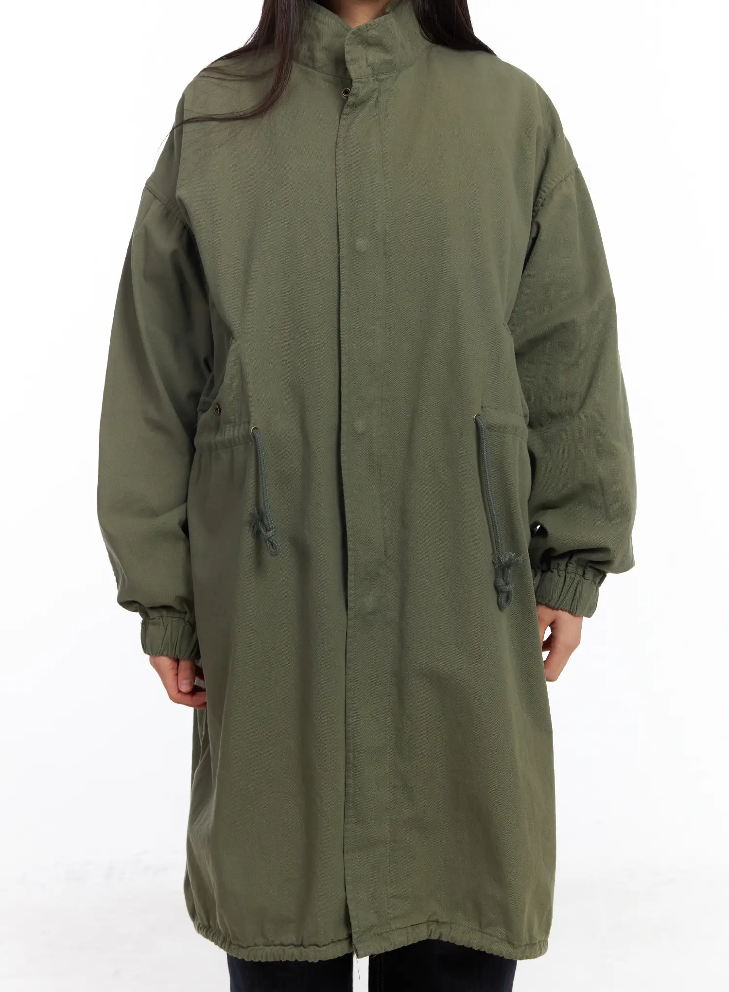 Oversized Safari Casual Trench Coat CF504 - Image 4
