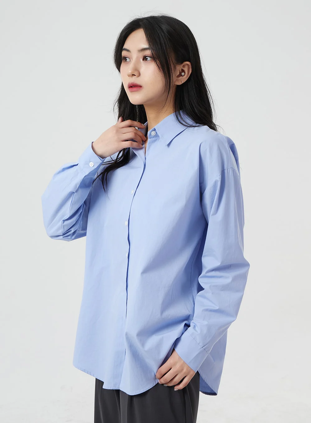 Pastel Color Oversized Shirt BM304 - Image 2