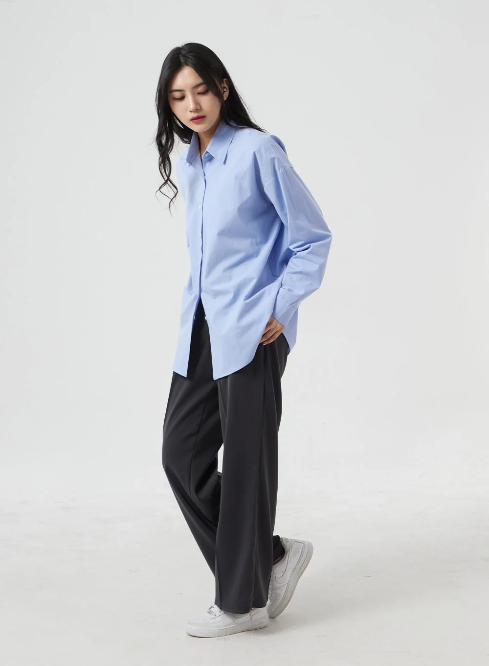 Pastel Color Oversized Shirt BM304 - Image 5
