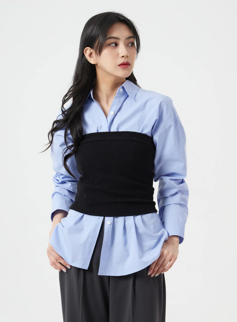 Pastel Color Oversized Shirt BM304 - Image 6