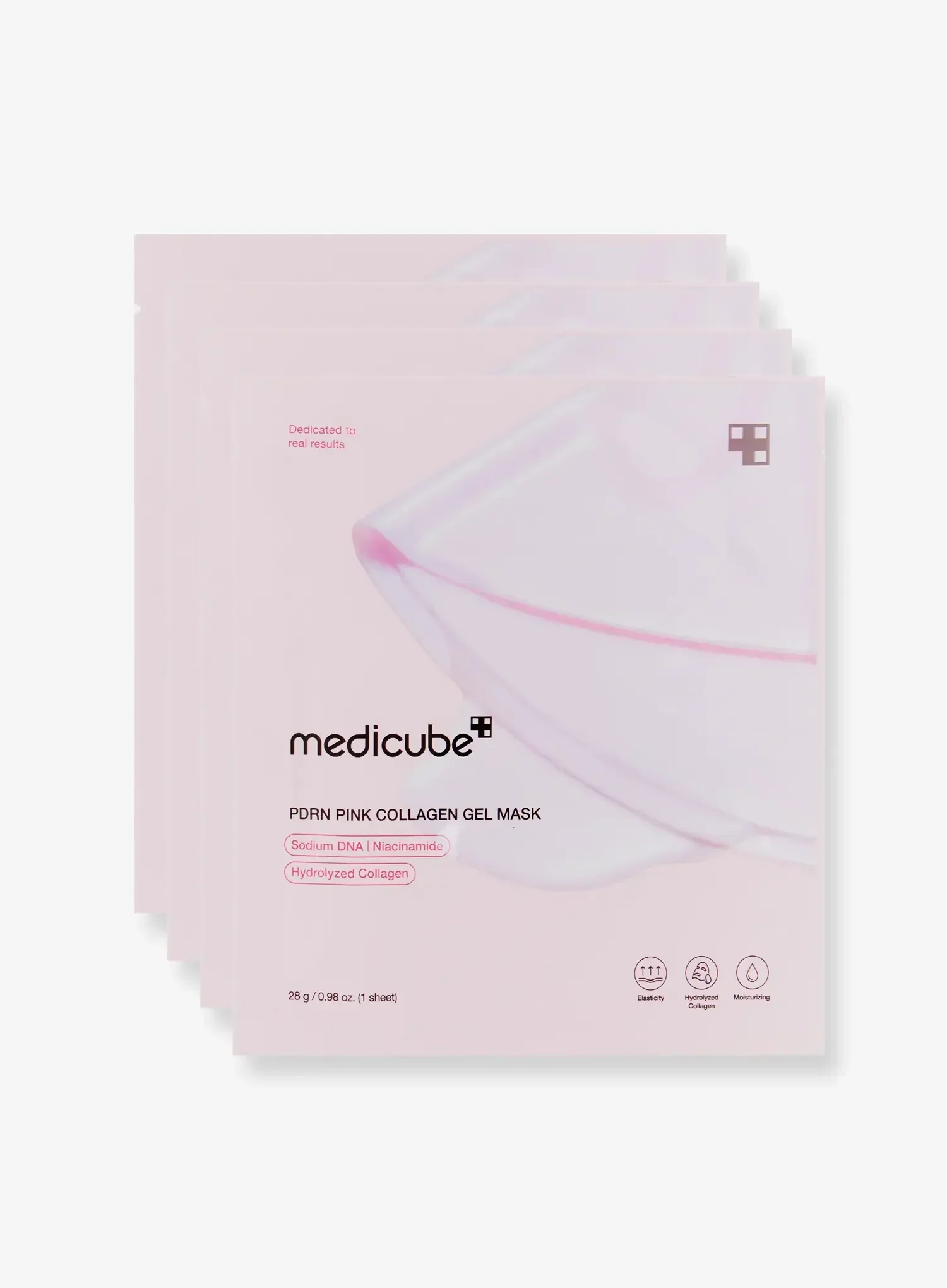 PDRN Pink Collagen Gel Mask Set (28g x 4ea) - Image 2