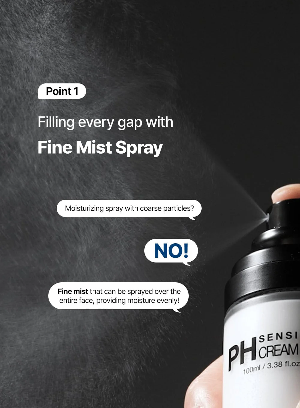 PH Sensitive Cream Mist (100ml) - Image 7