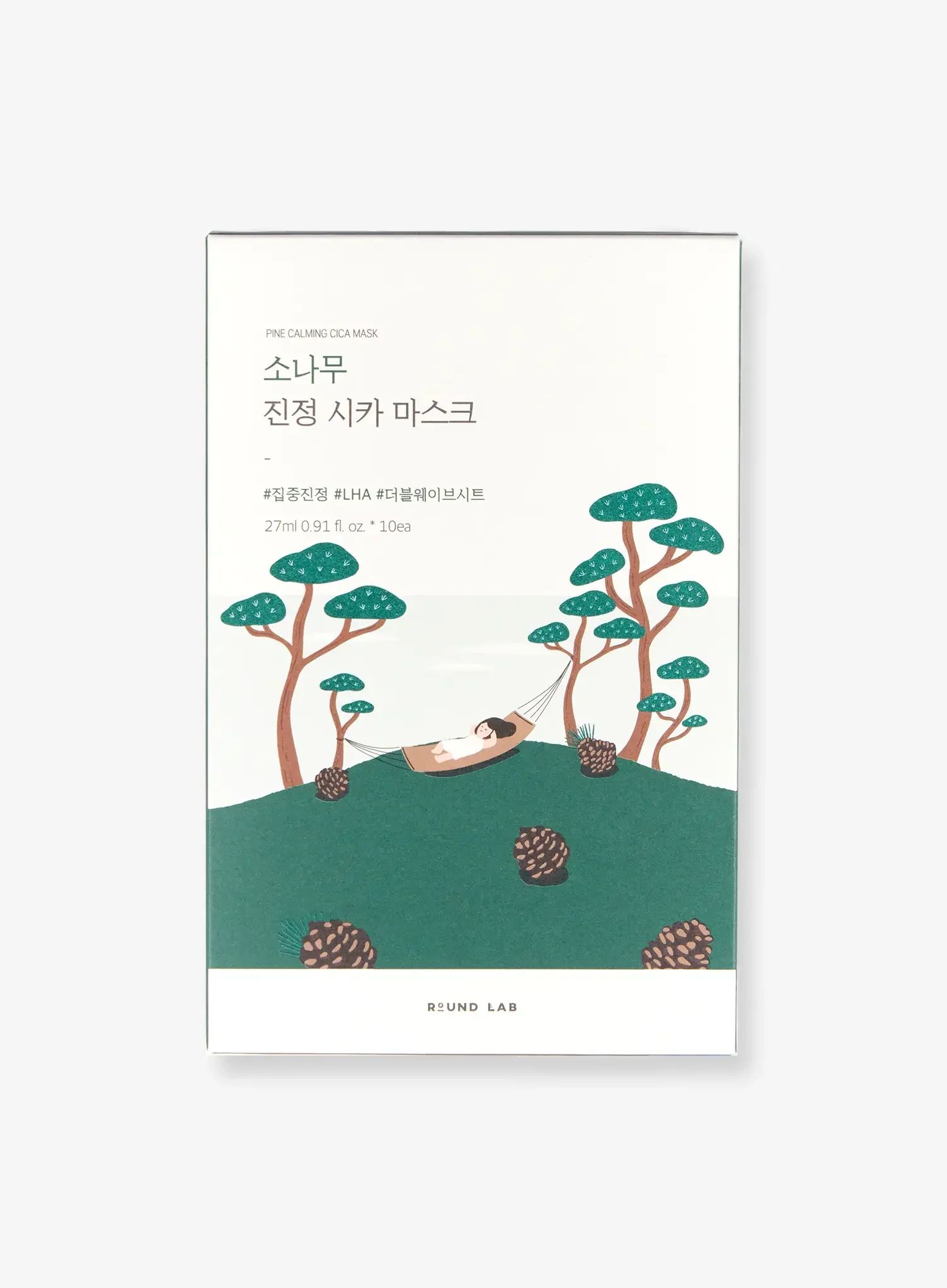 Pine Calming Cica Sheet Mask Set (27ml*10ea)