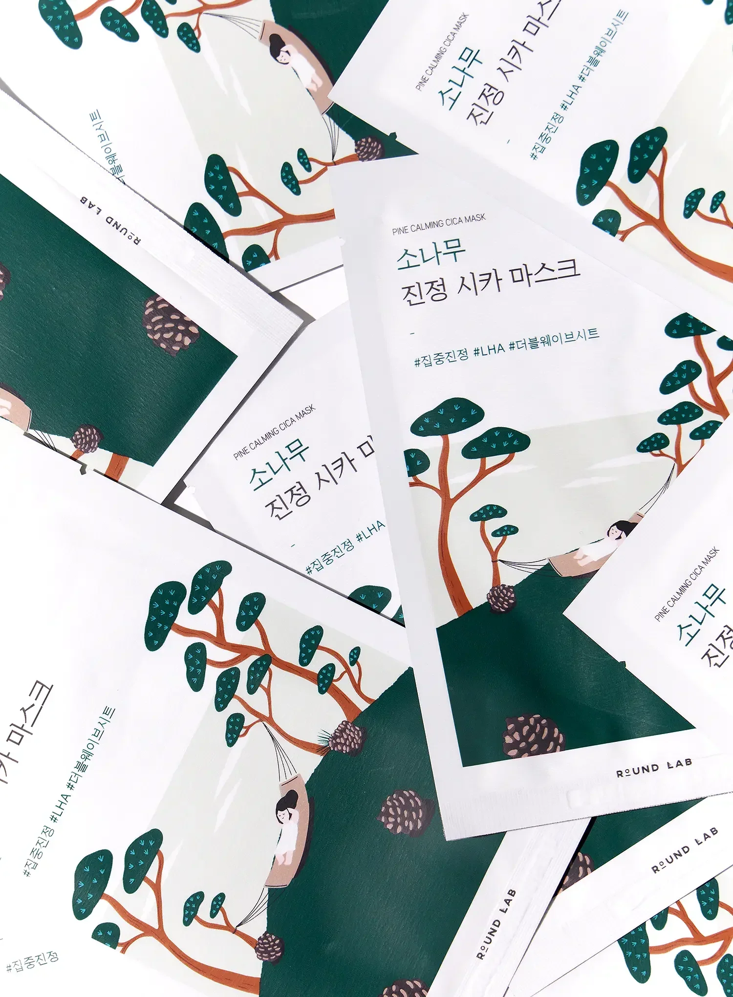 Pine Calming Cica Sheet Mask Set (27ml*10ea) - Image 3