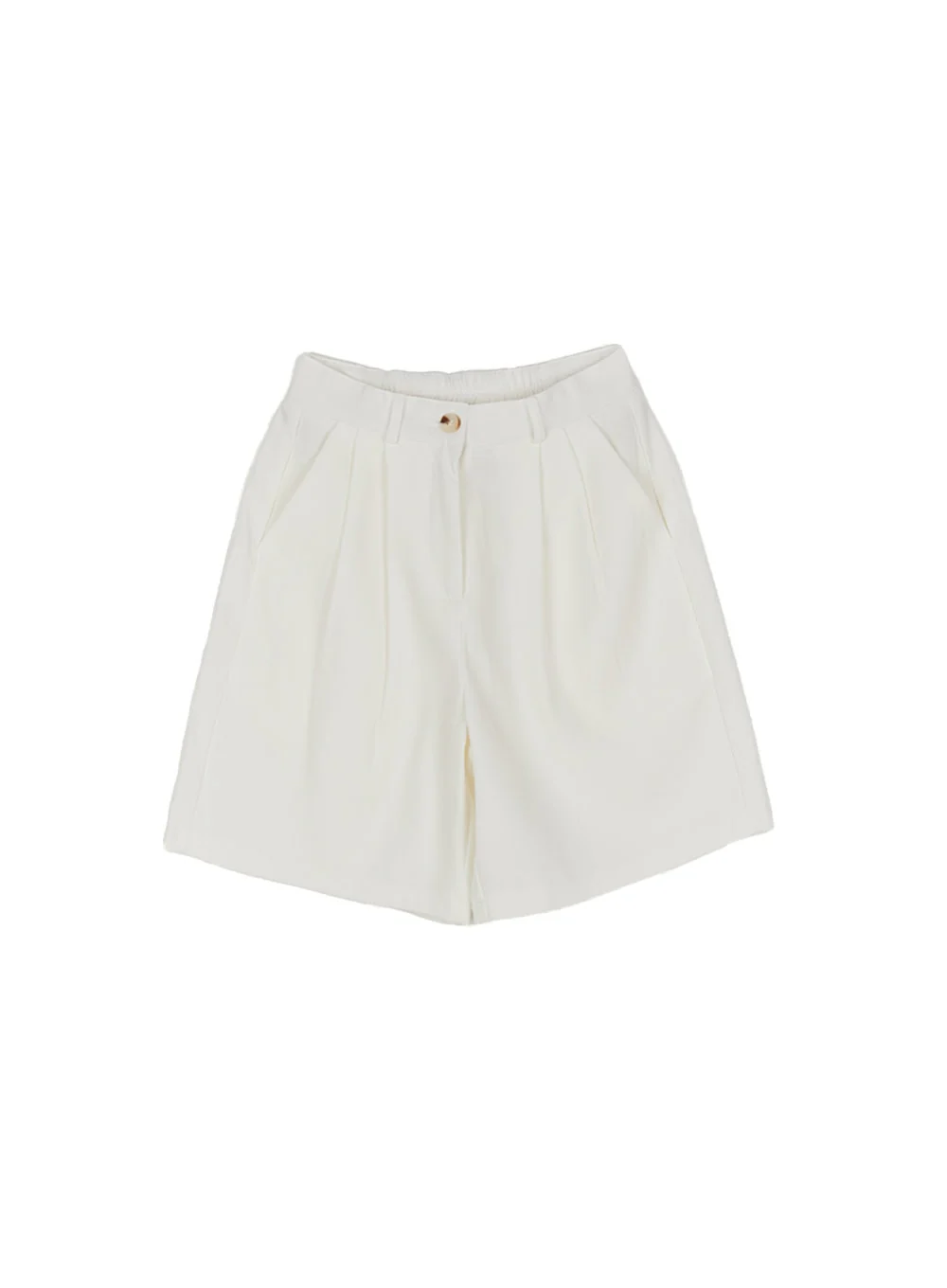 Pintuck Cotton Midi Shorts IY508 - Image 15