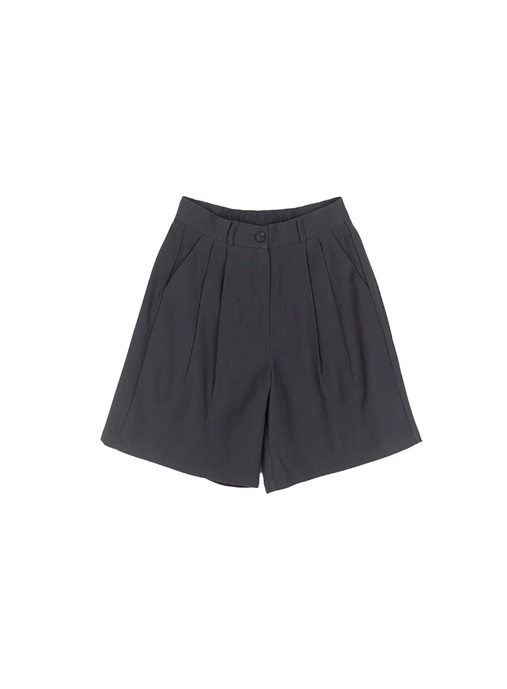 Pintuck Cotton Midi Shorts IY508 - Image 17